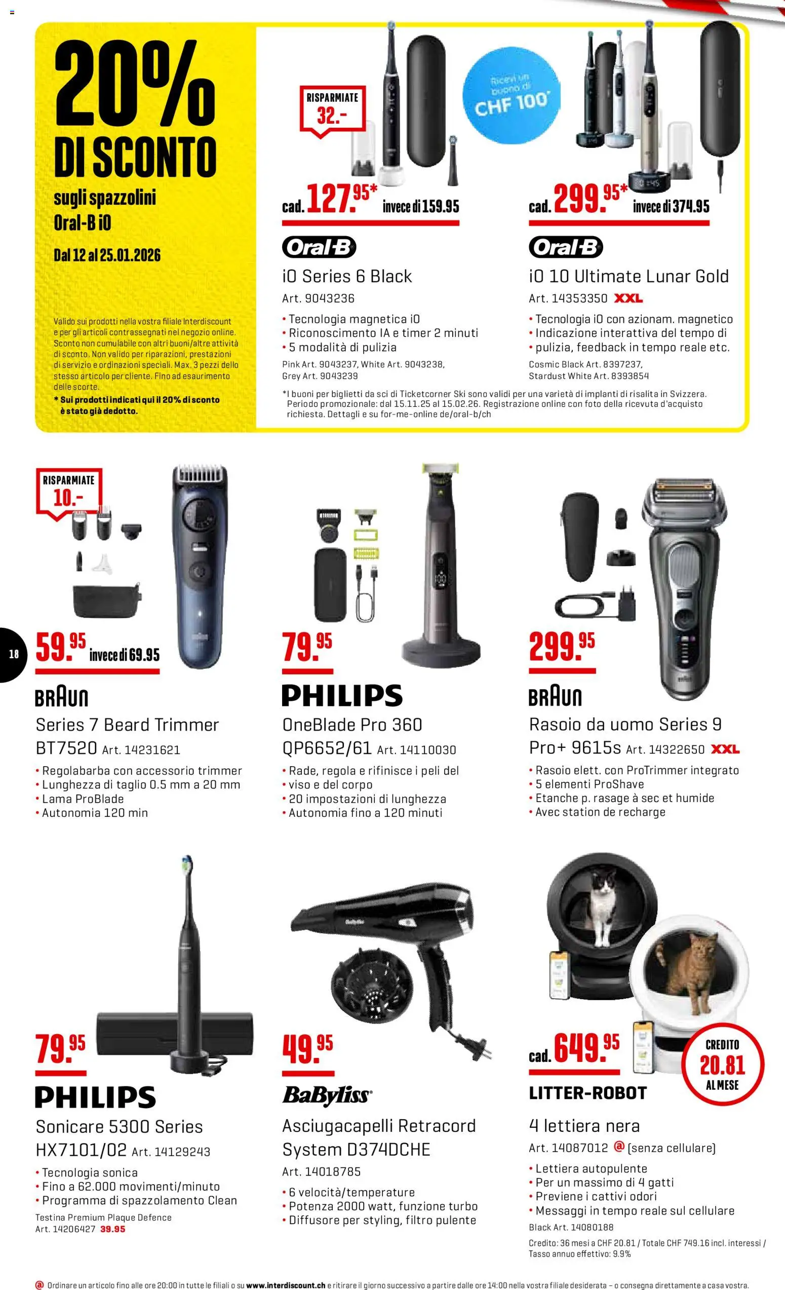 Interdiscount Aktionen IT – gültig ab 12.01.2026 | Seite: 18 | Produkte: Ski, Philips