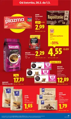Katalog Lidl - Pregled kataloga iz trgovine Lidl, vrijedi od 23.02.2026 | Stranica: 57