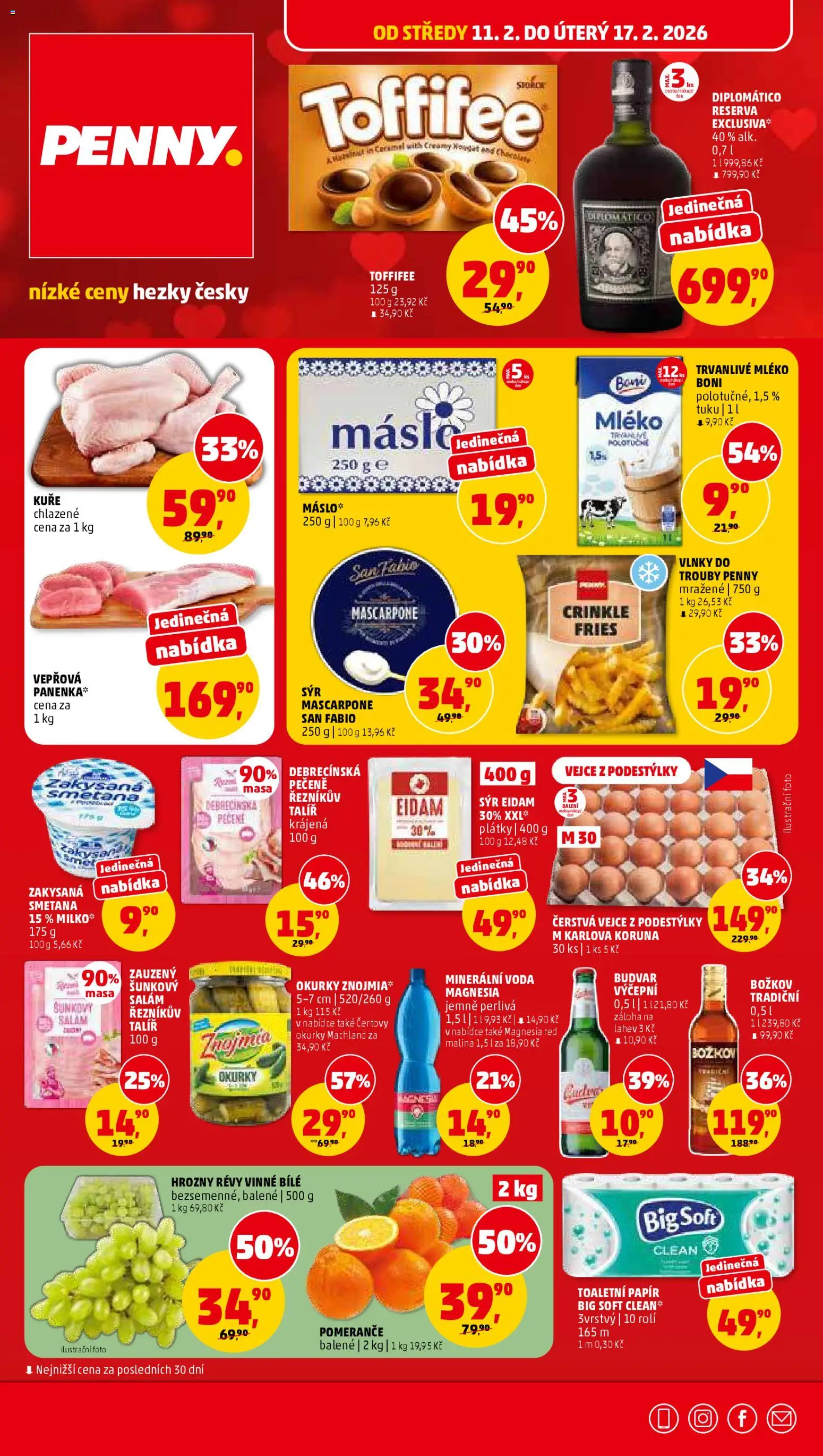 Penny Market leták - Čtvrtečník od 11.02.2026 | Strana: 1