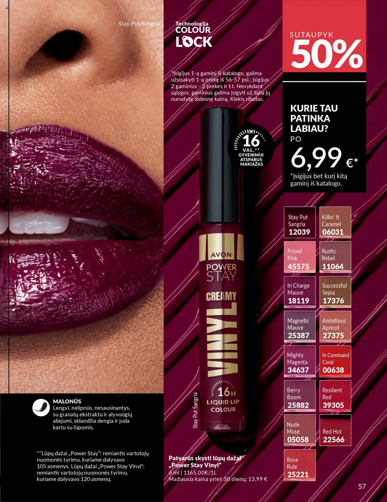 AVON akcijos nuo 01.10.2025 | Puslapis: 57 | Prekių: Makiažas