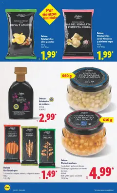Vista previa Deluxe Patatas fritas oliva y anchoa, Patatas fritas oliva y anchoa 150 g válido desde el 27.10.2025 | Página: 24