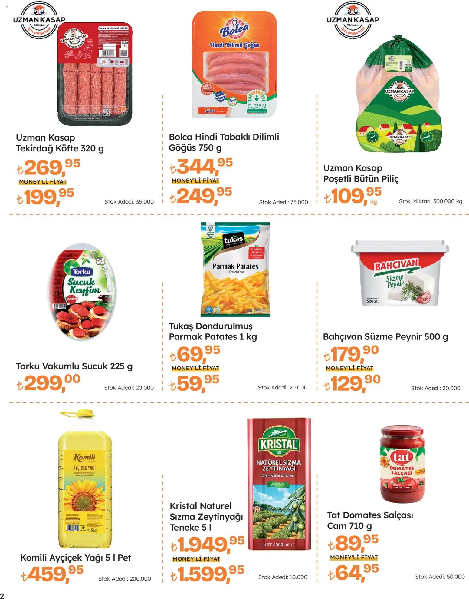 Migros Katalog - Migros Jet Dijital - 16.04.2026 tarihinden itibaren geçerlidir | Sayfa: 2 | Ürünler: Patates, Süzme peynir, Piliç, Sucuk