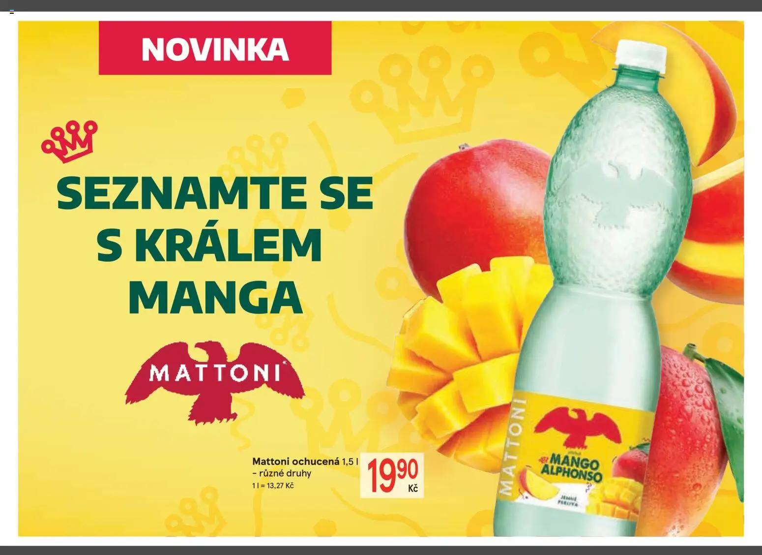 Žabka leták od 08.04.2026 | Strana: 4 | Produkty: Mattoni, Mango
