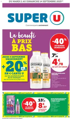 Super U - Prévisualisation de Super U catalogue valide à partir de 02.09.2025