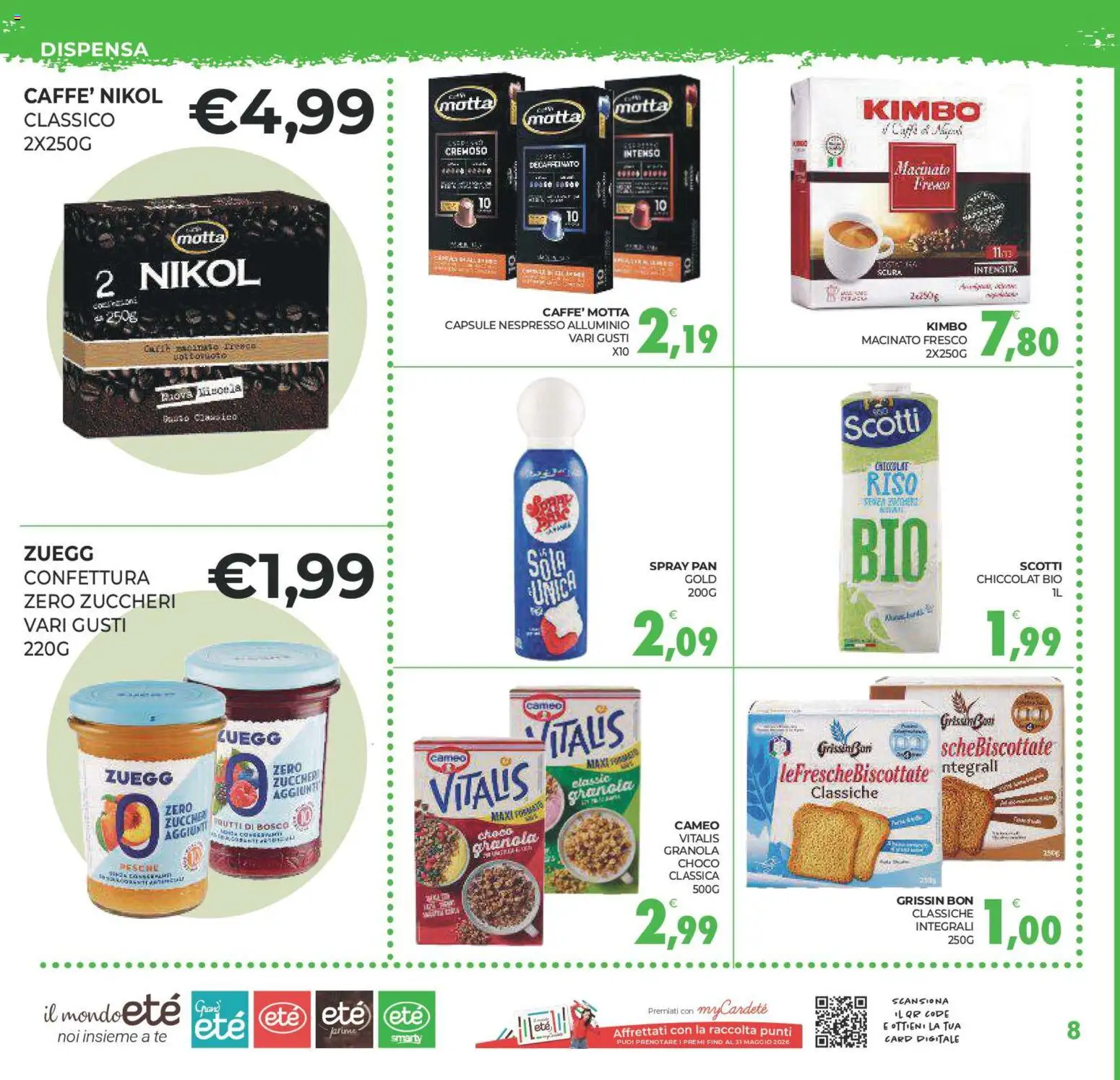 Volantino Eté del 29.04.2026 | Pagina: 8 | Prodotti: Riso, Tè, Alluminio, Macinato