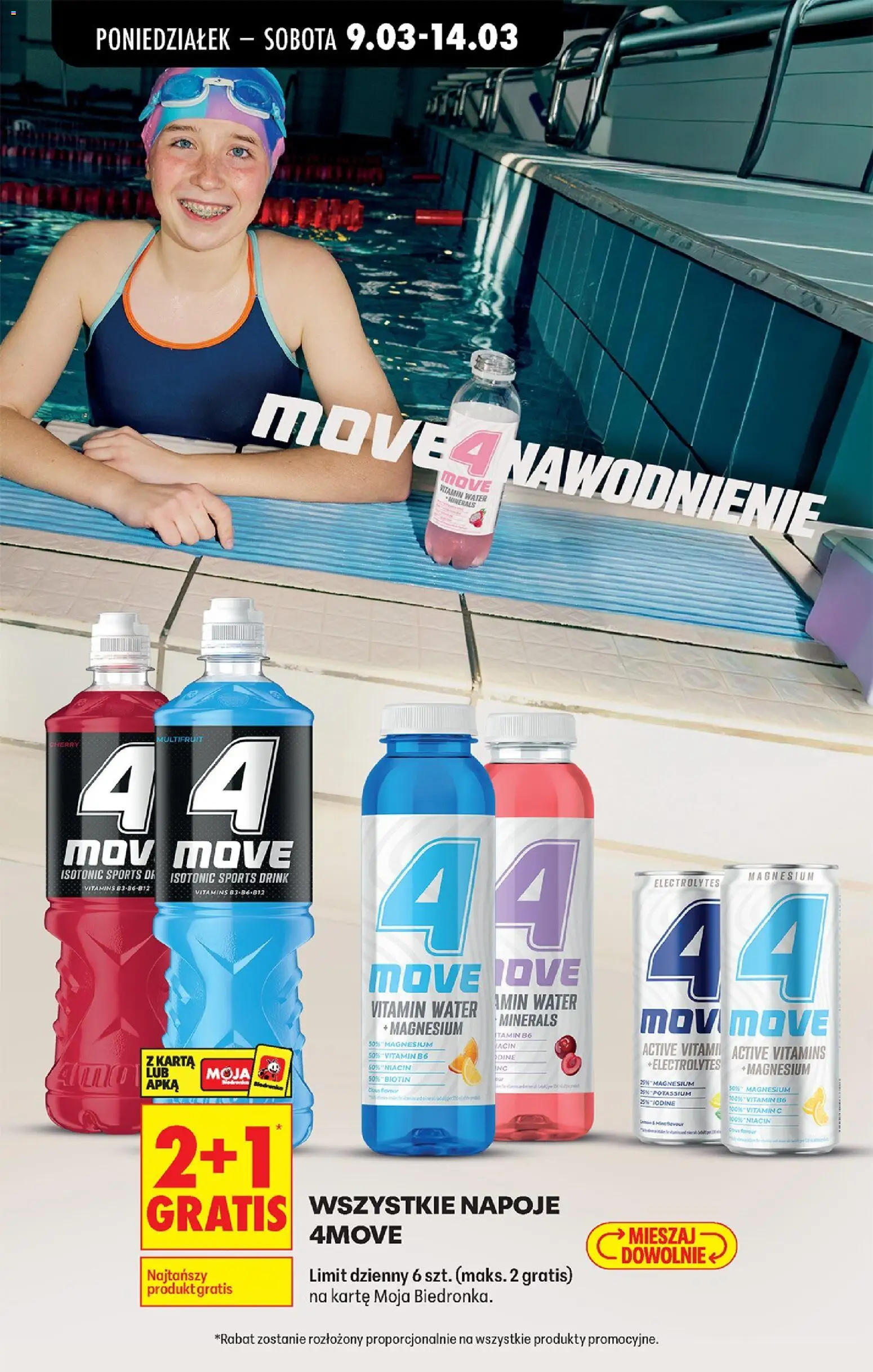 Biedronka gazetka od poniedziałku od 09.03.2026 | Strona: 75 | Produkty: Karta, Napoje