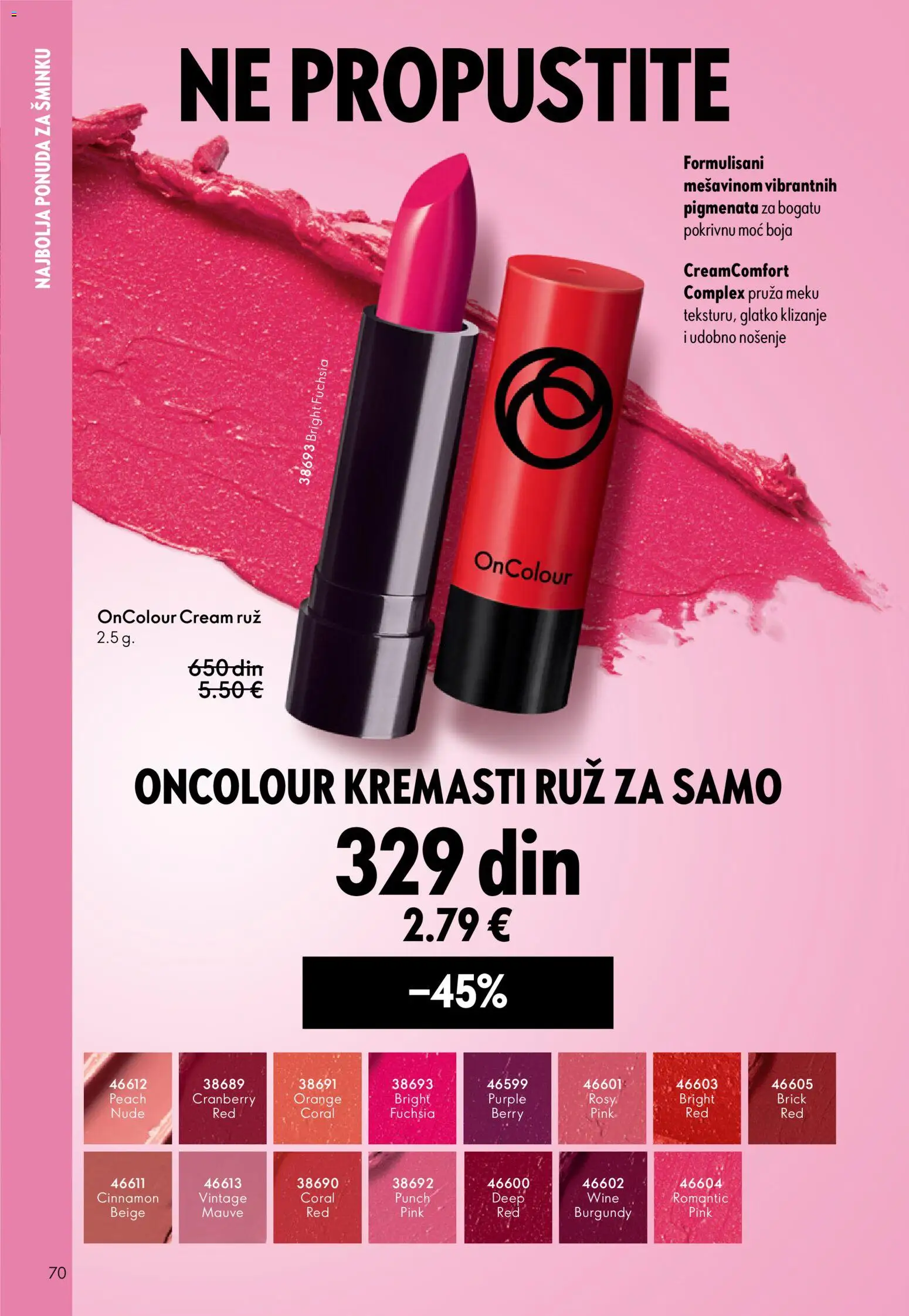 Oriflame katalog - važi od 18.02.2026 | Strana: 70