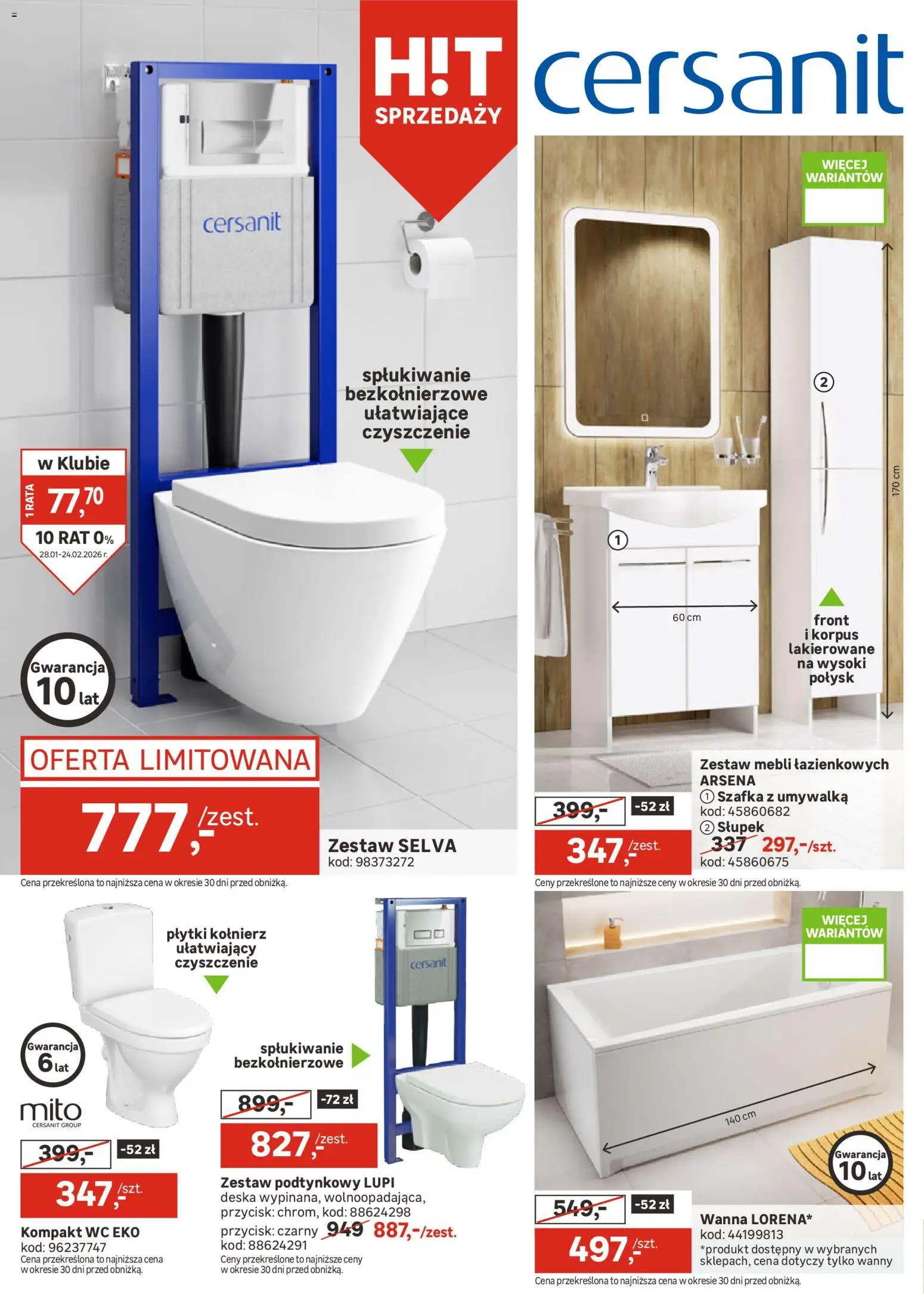 Leroy Merlin Gazetka od 28.01.2026 | Strona: 14 | Produkty: Umywalka