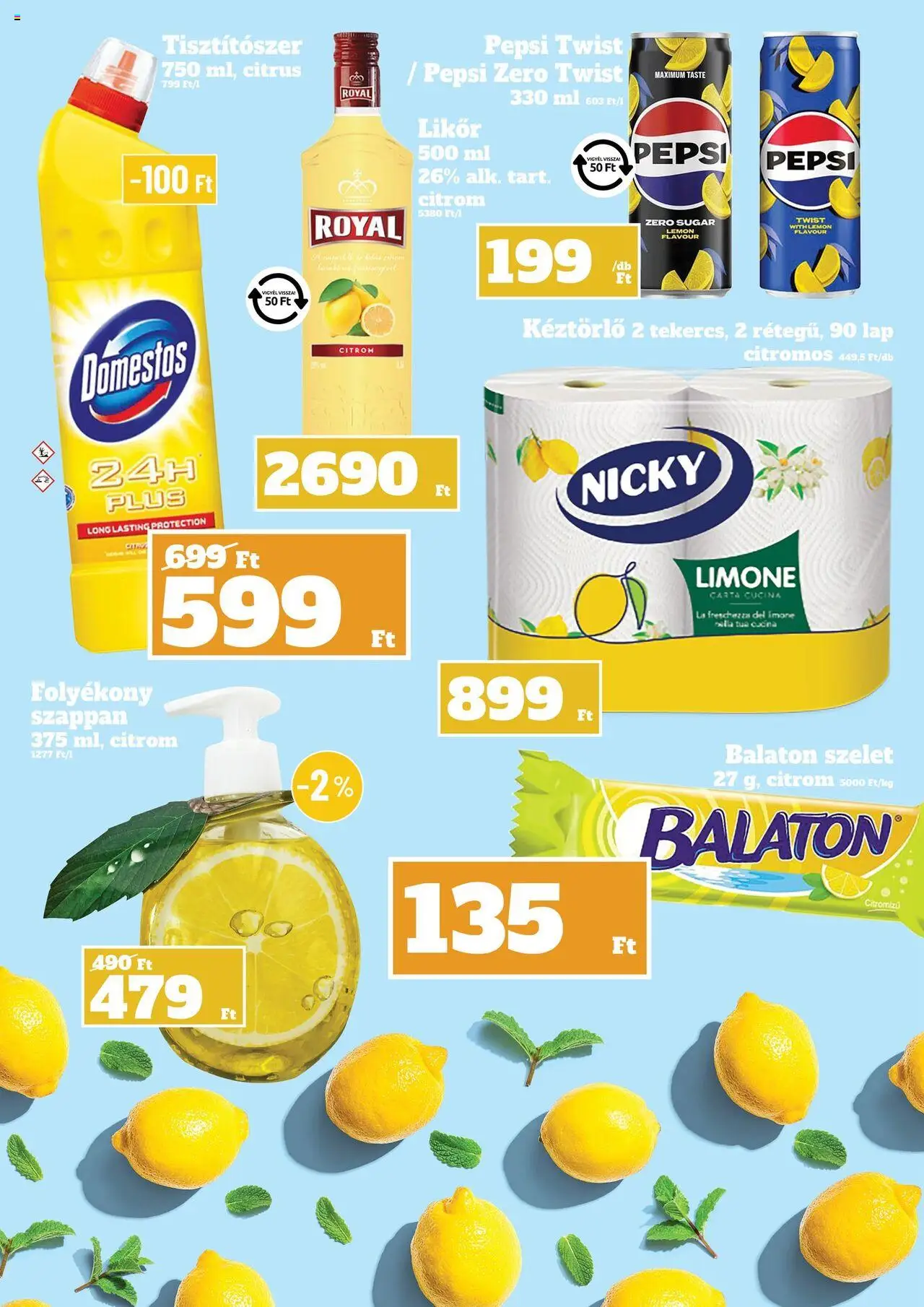 Family Diszkont akciós ujság - amely érvényes a következő dátumtól: 31.07.2025 | Oldal: 11 | Termékek: Pepsi, Szappan, Likőr, Citrom