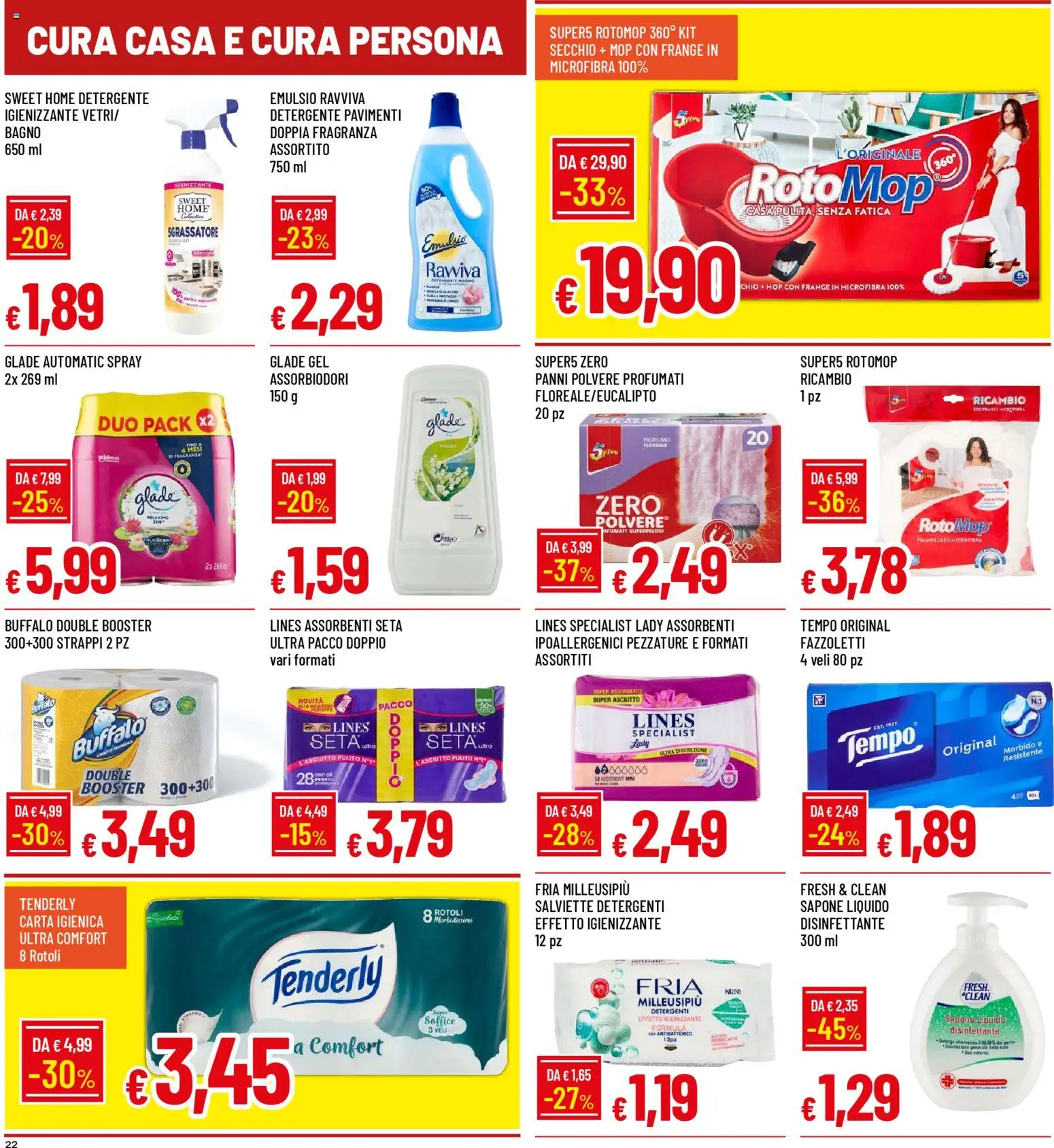 Volantino Galassia del 08.01.2026 | Pagina: 22 | Prodotti: Carta igienica, Sapone, Detergente, Sgrassatore