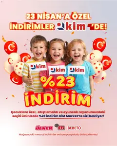 23.04.2026 tarihinden itibaren geçerli olan Kim Market kataloğu önizlemesi