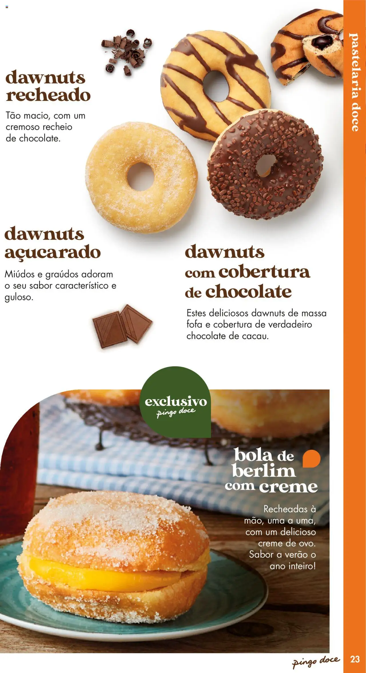 Pingo Doce - Catálogo-Padaria │ válido de 20.05.2025 | Página: 23 | Produtos: Chocolate, Massa, Creme