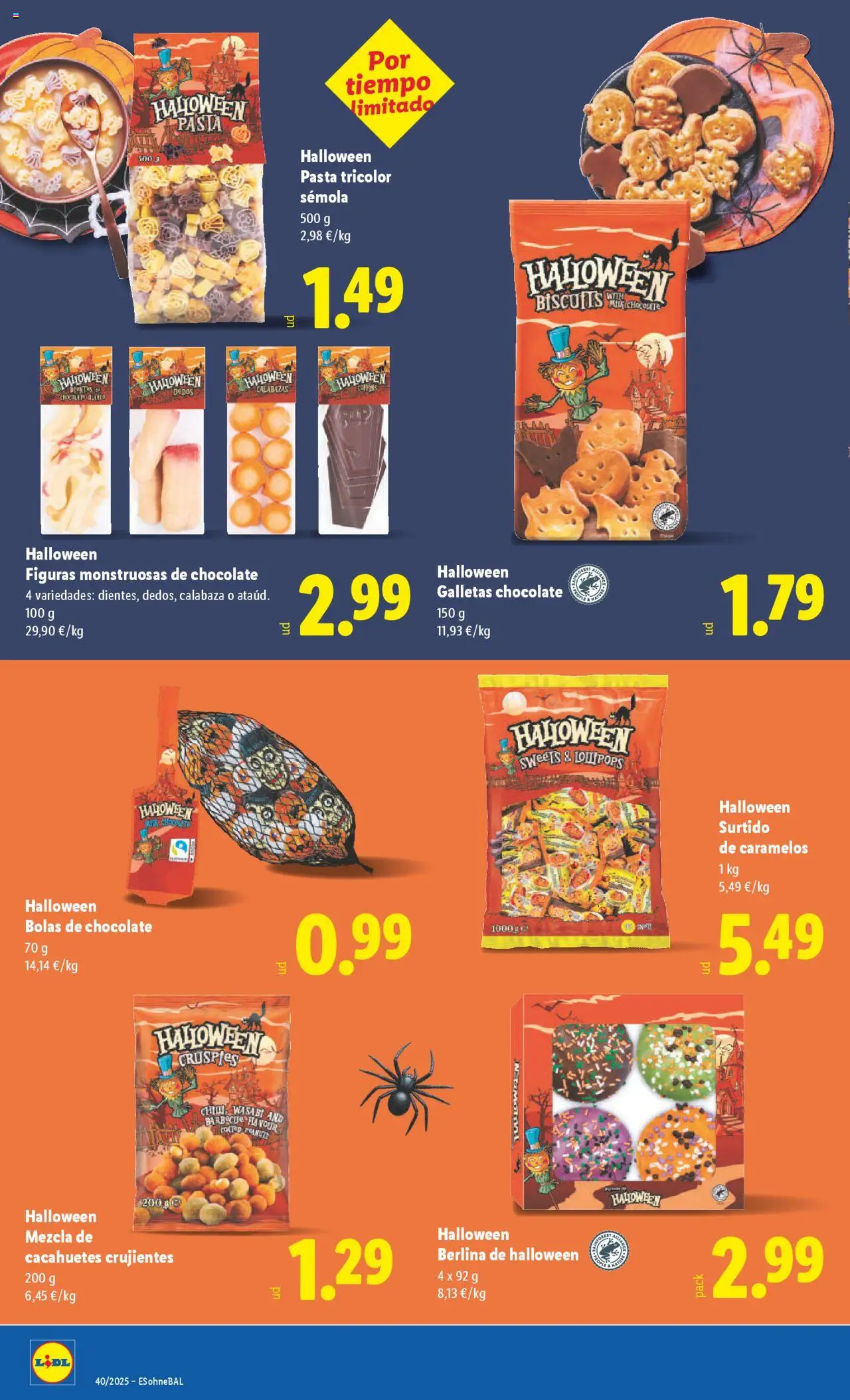 Lidl folleto │ válido desde el 29.09.2025 | Página: 24 | Productos: Πράσινο τσάι, Chocolate, Pasta, Δαχτυλίδι φωτός