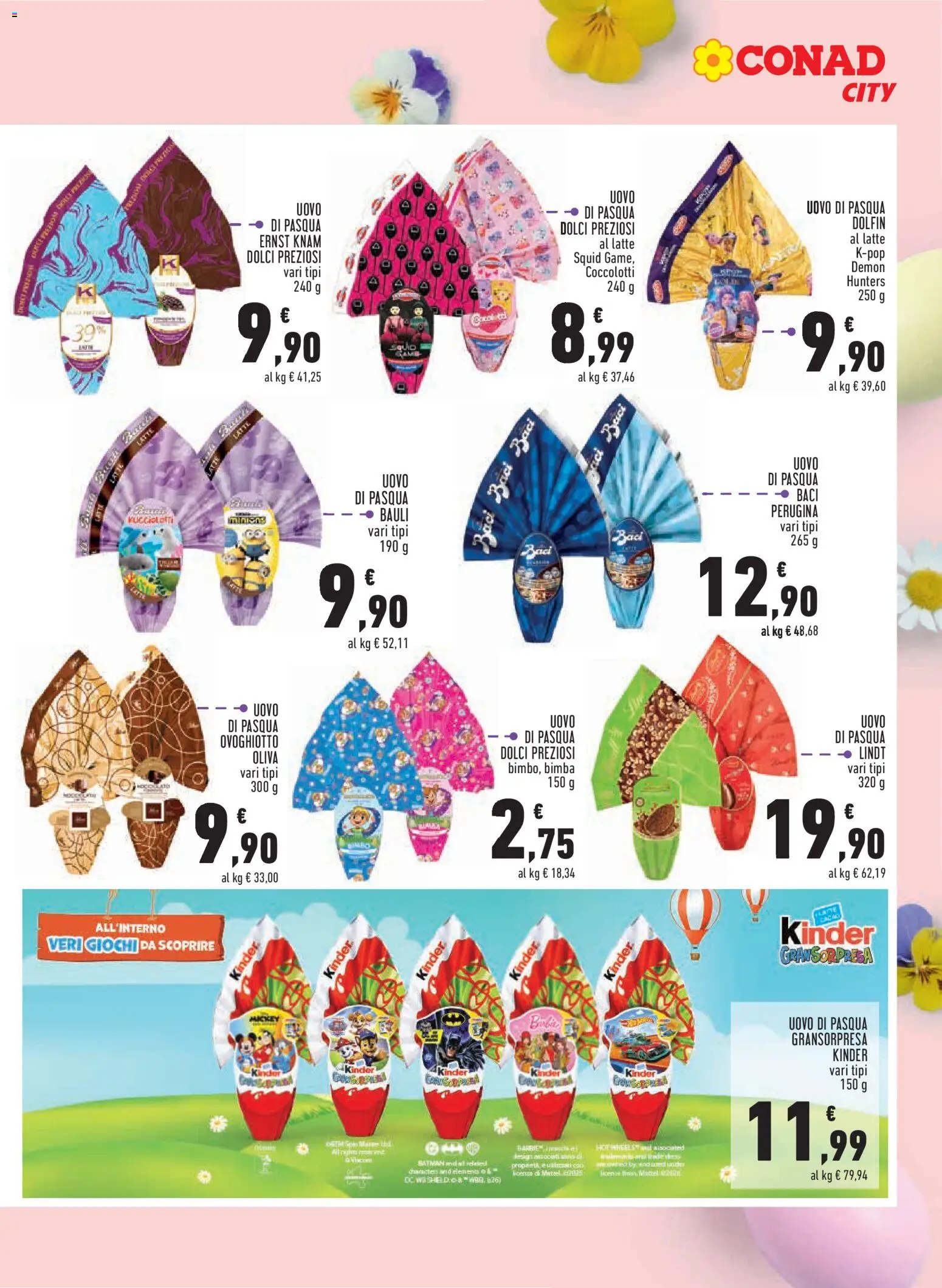 Volantino Conad del 26.03.2026 | Pagina: 3 | Prodotti: Latte, Uovo di pasqua