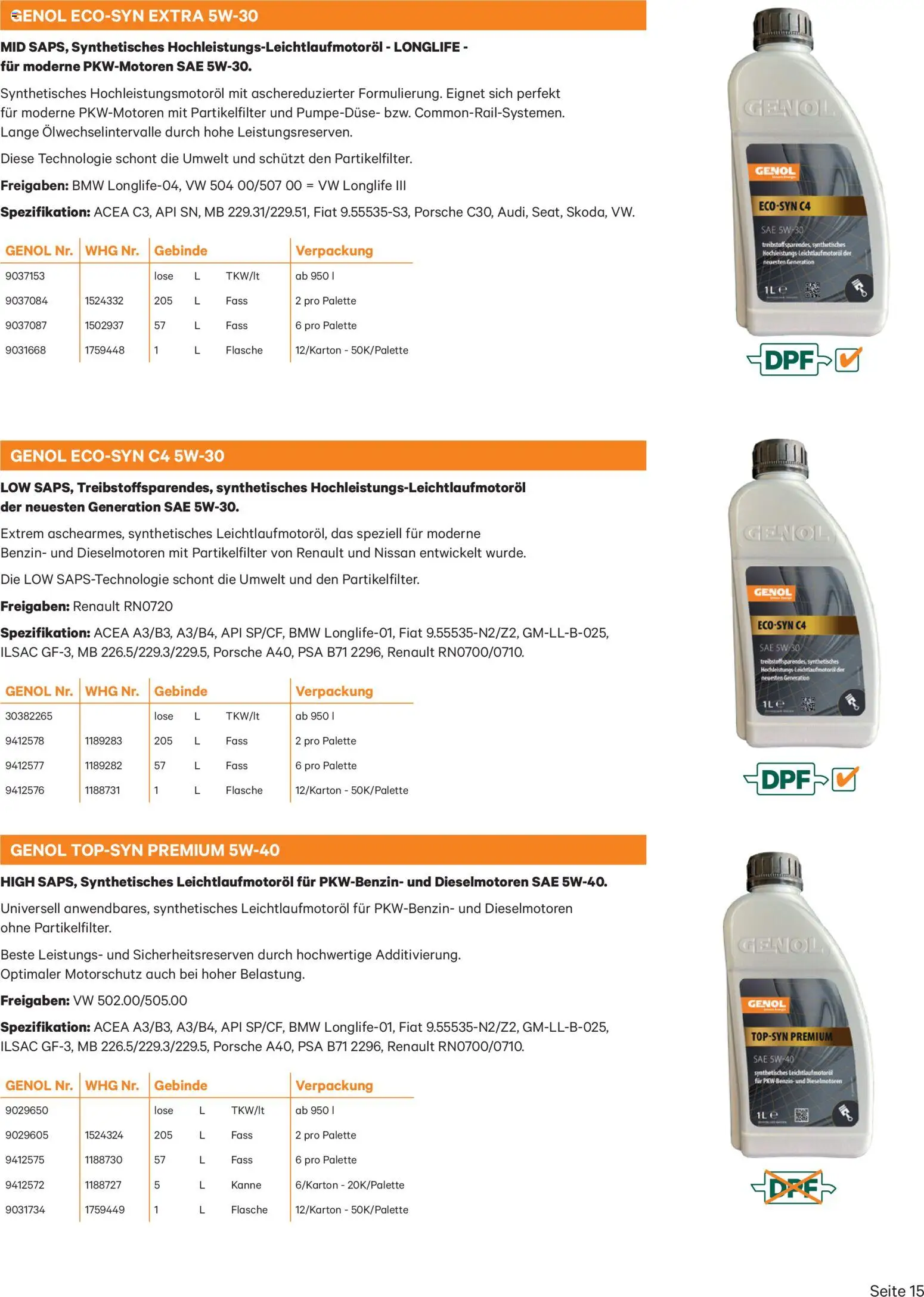 Lagerhaus Genol - Produkt- übersicht gültig ab 03.12.2025 | Seite: 15