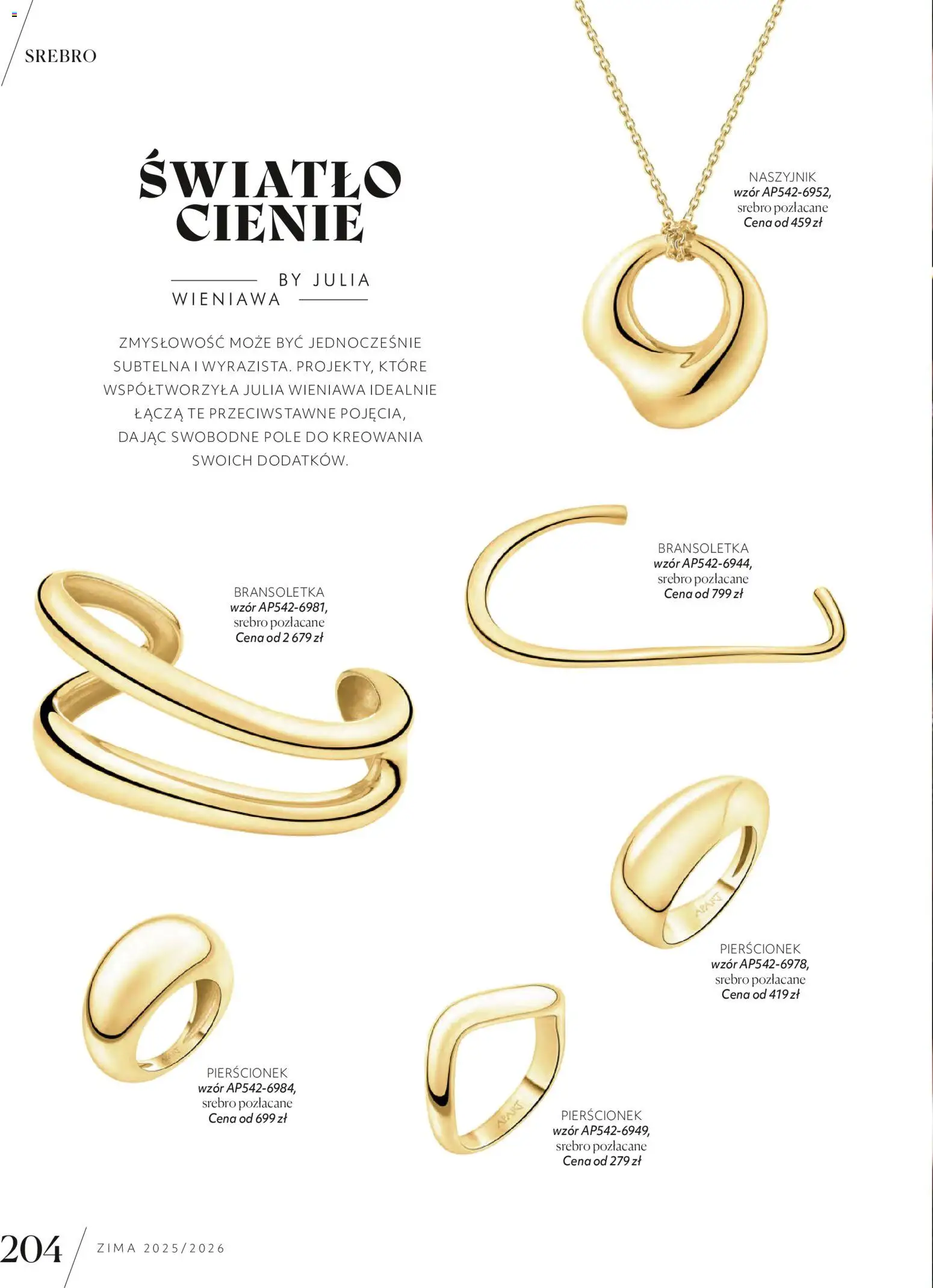 Apart promocje od 04.11.2025 | Strona: 206 | Produkty: Naszyjnik, Bransoletka, Pierścionek