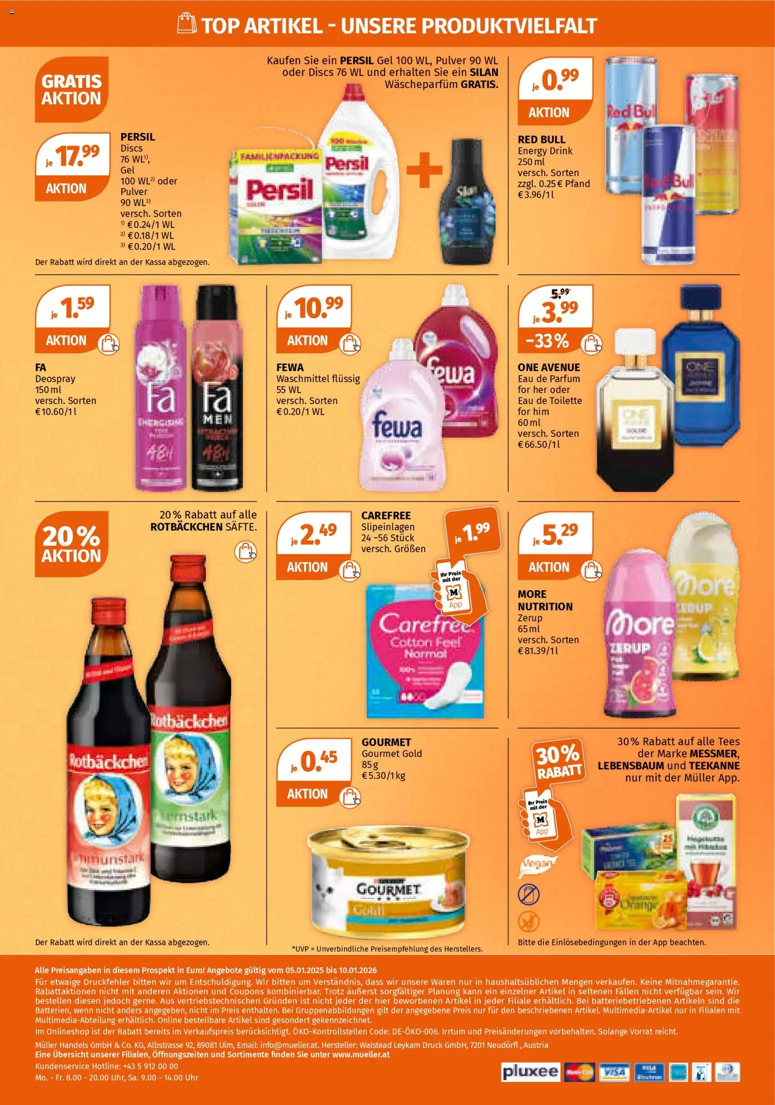 Müller Flugblatt gültig ab 05.01.2026 | Seite: 27 | Produkte: Uhr, Toilette, Parfüm, Waschmittel