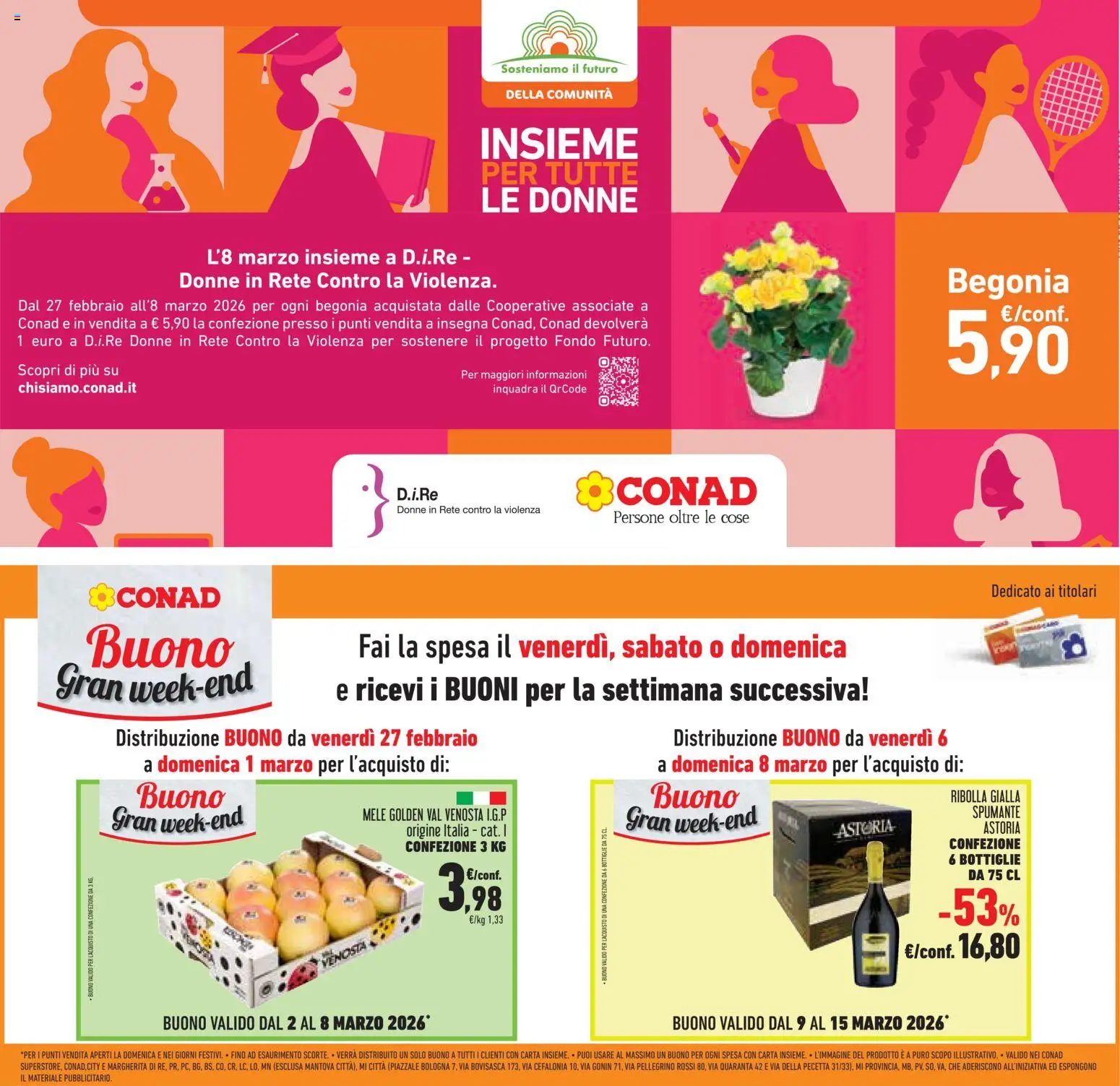 Volantino Conad del 25.02.2026 | Pagina: 17 | Prodotti: Mele, Spumante