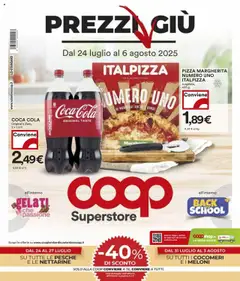 Anteprima del volantino COOP Superstore - Brescia catalogo valido a partire dal 24.07.2025