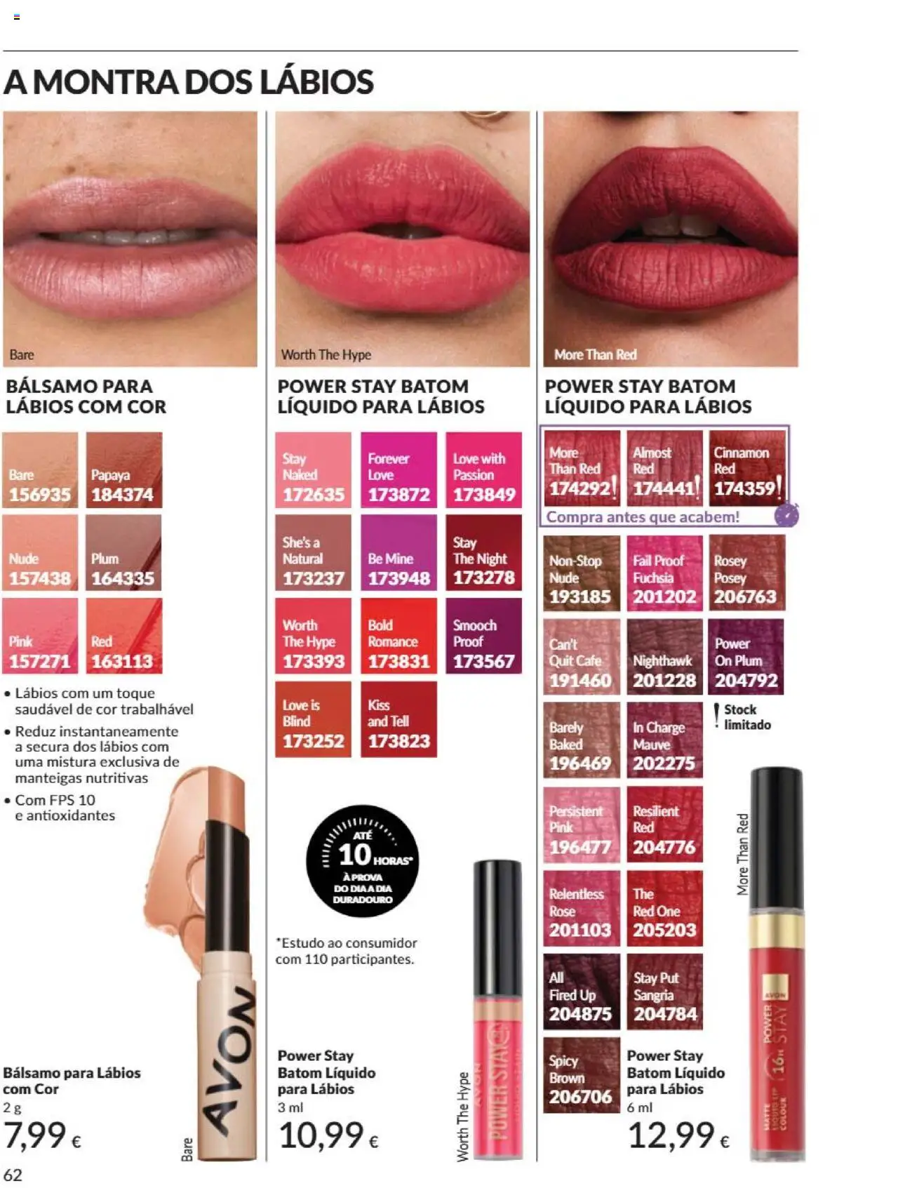 Catálogo Avon Campanha 6 │ válido de 01.06.2025 | Página: 62 | Produtos: Batom, Café