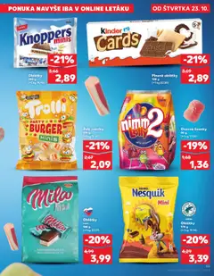Kaufland SK Bratislava-Devínska Nová Ves - amely érvényes a következő dátumtól: 23.10.2025 | Oldal: 45 | Termékek: Nesquik