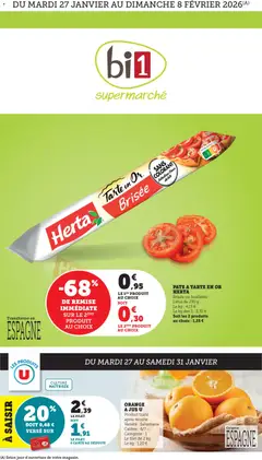bi1 - Prévisualisation de bi1 Offre de la semaine  valide à partir de 27.01.2026