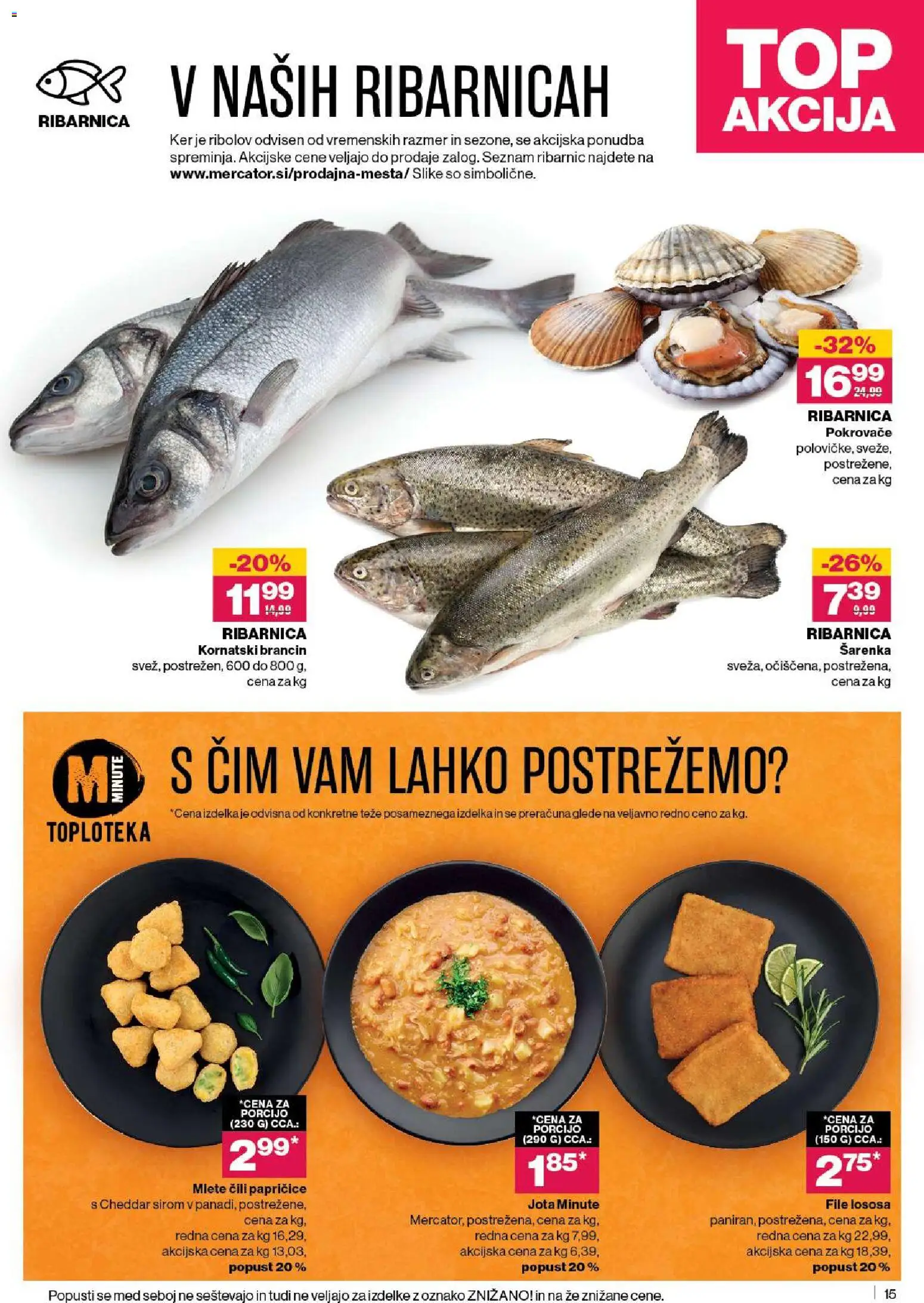 Novi Mercator katalog ponudbe – veljaven od 13.11.2025 | Stran: 15 | Izdelki: Cheddar, Cili