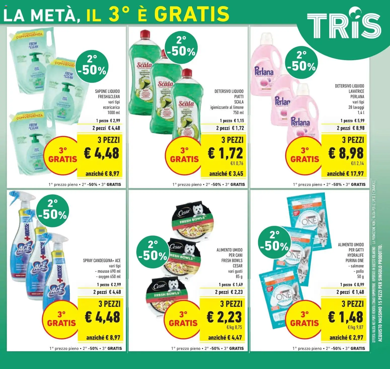 Volantino Conad del 11.02.2026 | Pagina: 9 | Prodotti: Pollo, Salmone, Limone, Lavatrice