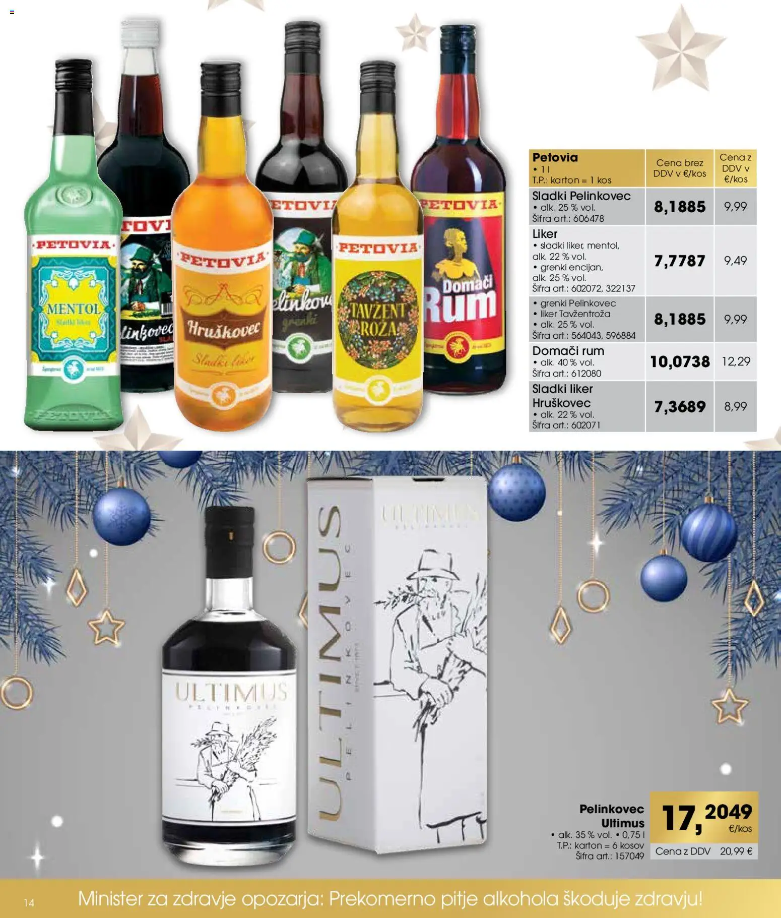 Novi Tuš katalog ponudbe – veljaven od 11.11.2025 | Stran: 14 | Izdelki: Kos