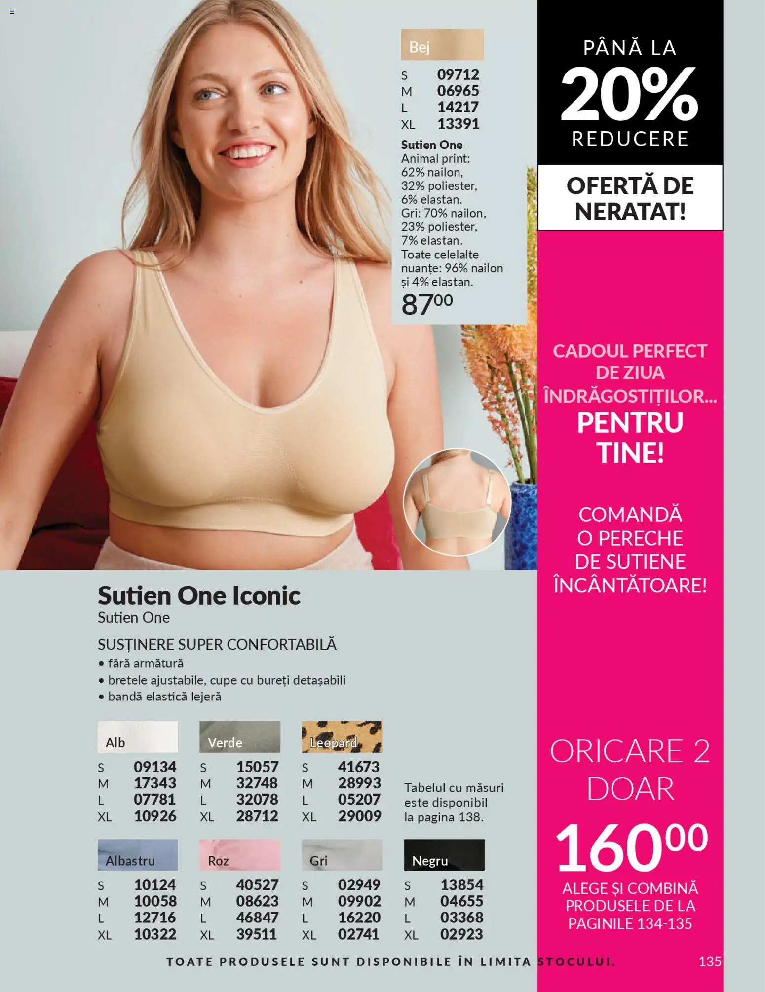 Noul catalog Avon – valabil de la 01.02.2026 | Pagină: 137 | Produse: Sutien