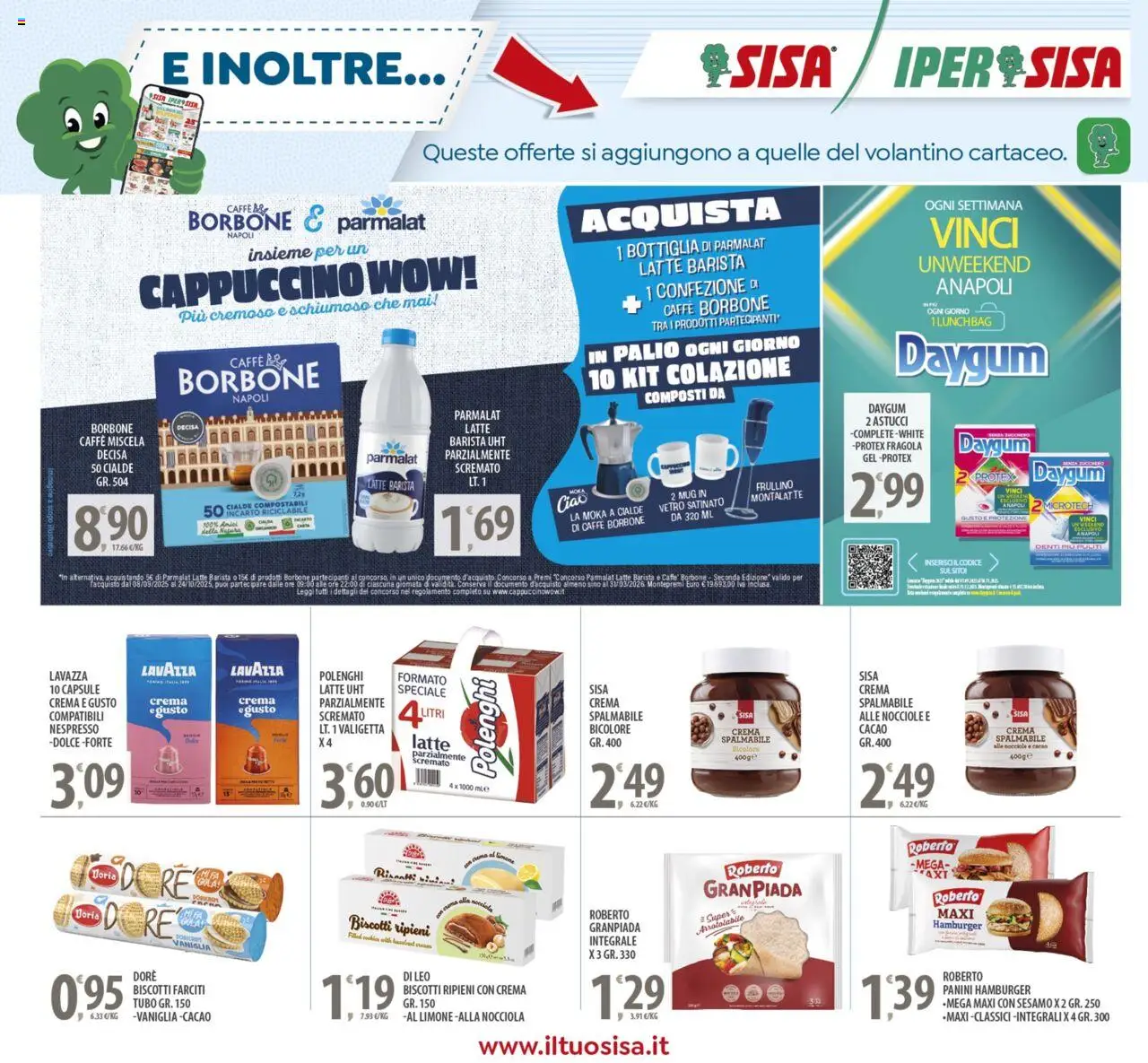 Volantino SISA del 14.10.2025 | Pagina: 18 | Prodotti: Nocciole, Lavazza, Valigetta, Bottiglia