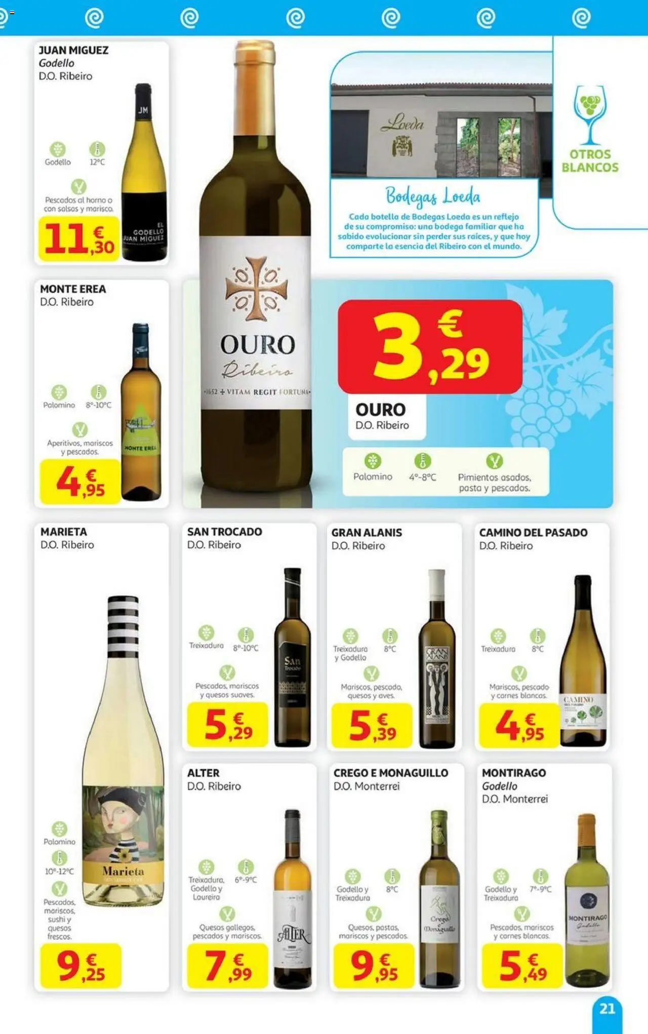 Alcampo - HP Galicia │ válido desde el 06.10.2025 | Página: 21 | Productos: Pescado, Pasta, Horno, Σιδερώστρα