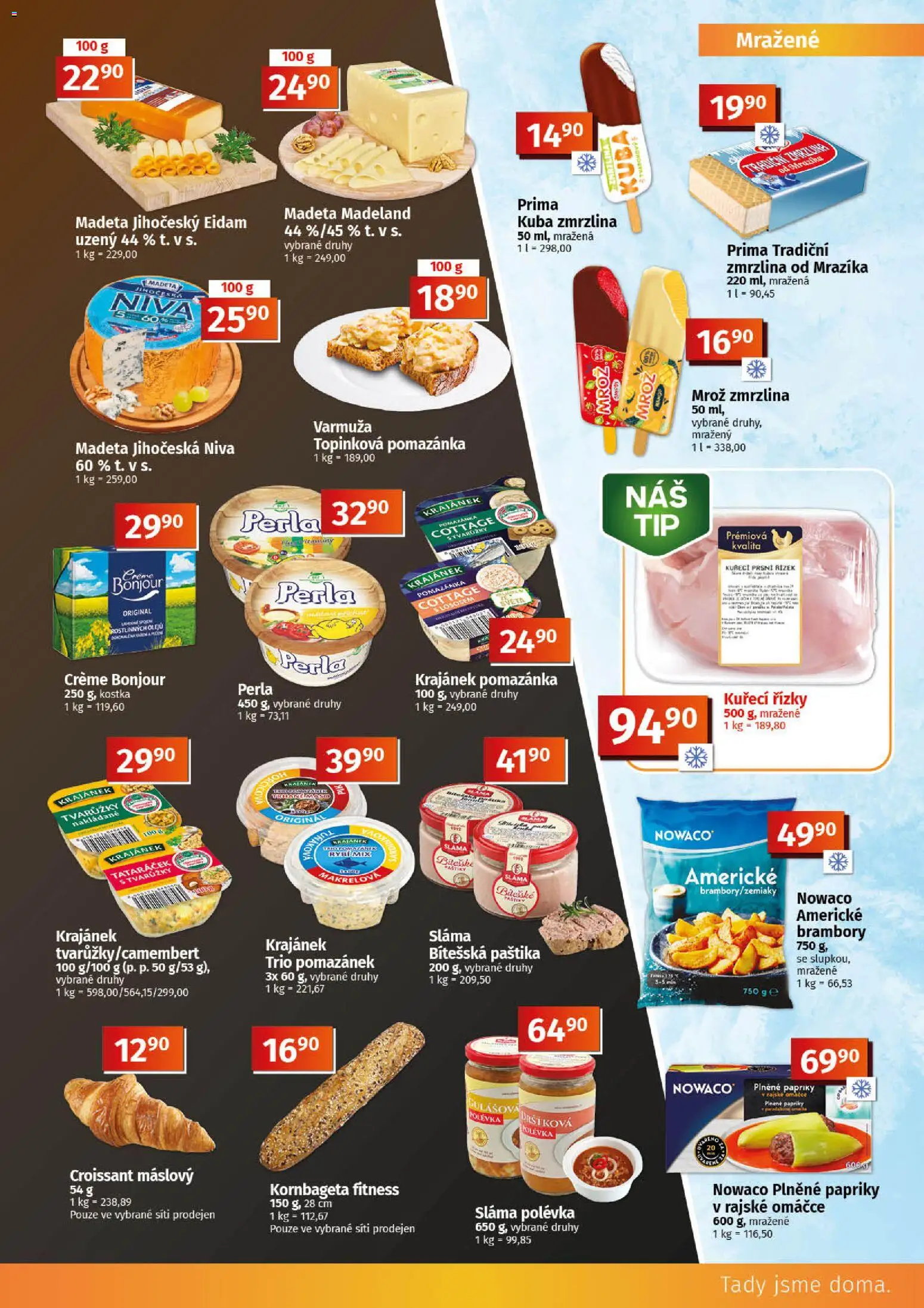 Coop leták - Tuty od 08.04.2026 | Strana: 3 | Produkty: Eidam, Kornbageta, Brambory, Croissant