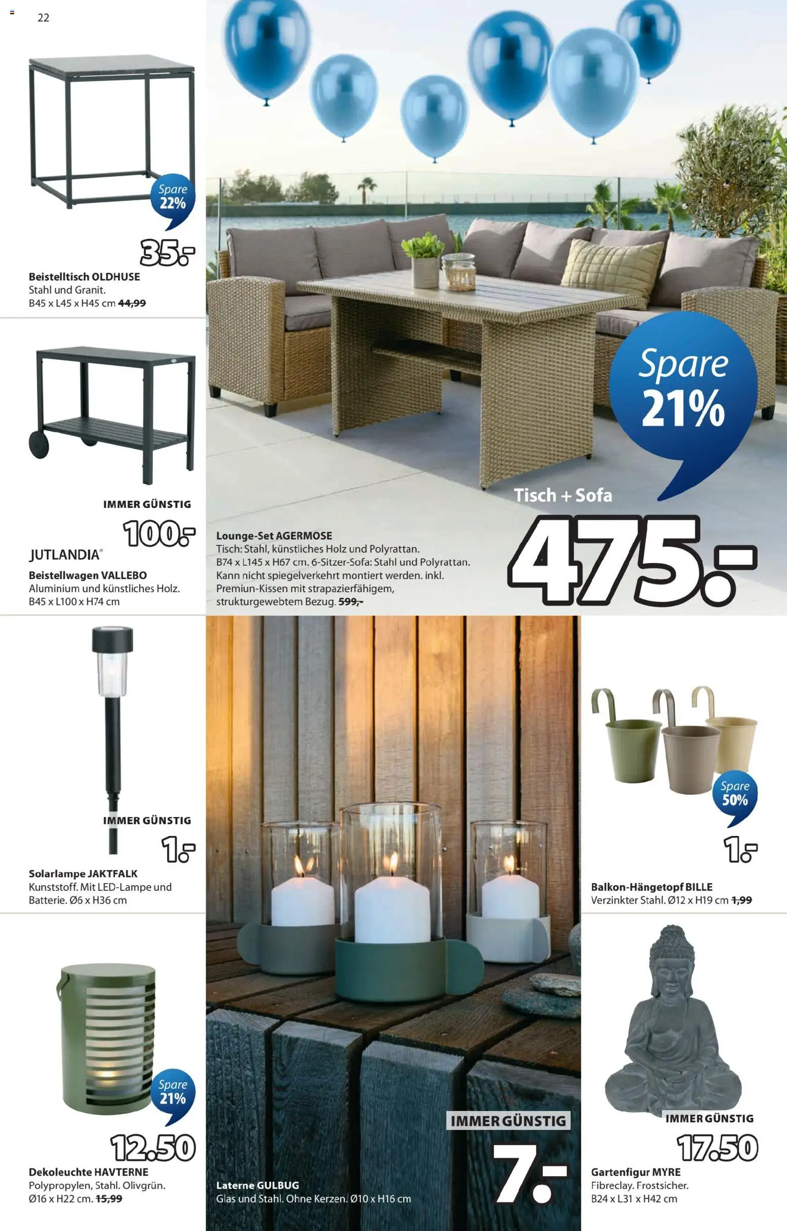 JYSK Prospekt aktuell gültig ab 17.03.2026 | Seite: 22 | Produkte: Sofa, Tisch