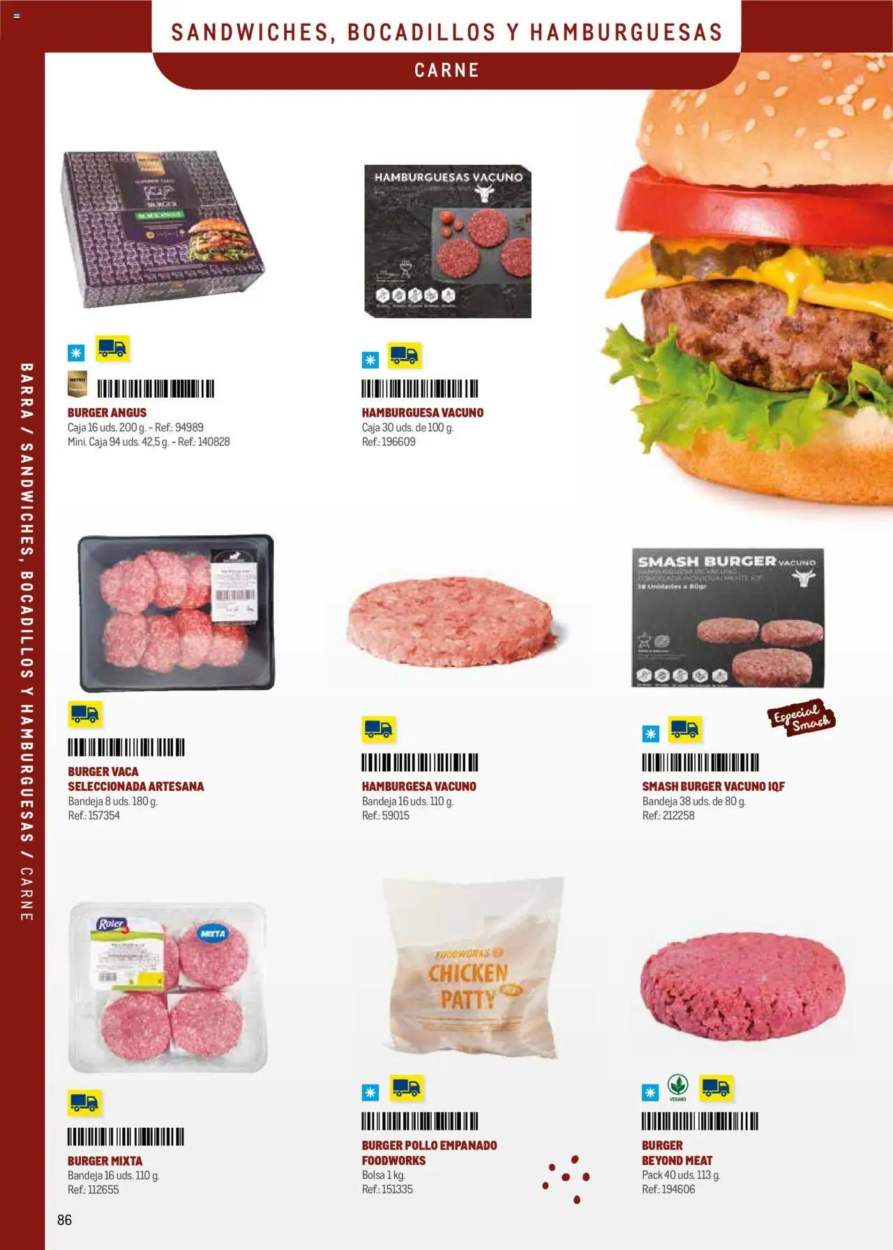 Makro - Menú y Barra Península │ válido desde el 08.09.2025 | Página: 86 | Productos: Bolsa, Σοκολατούχο γάλα, Bandeja, Caja