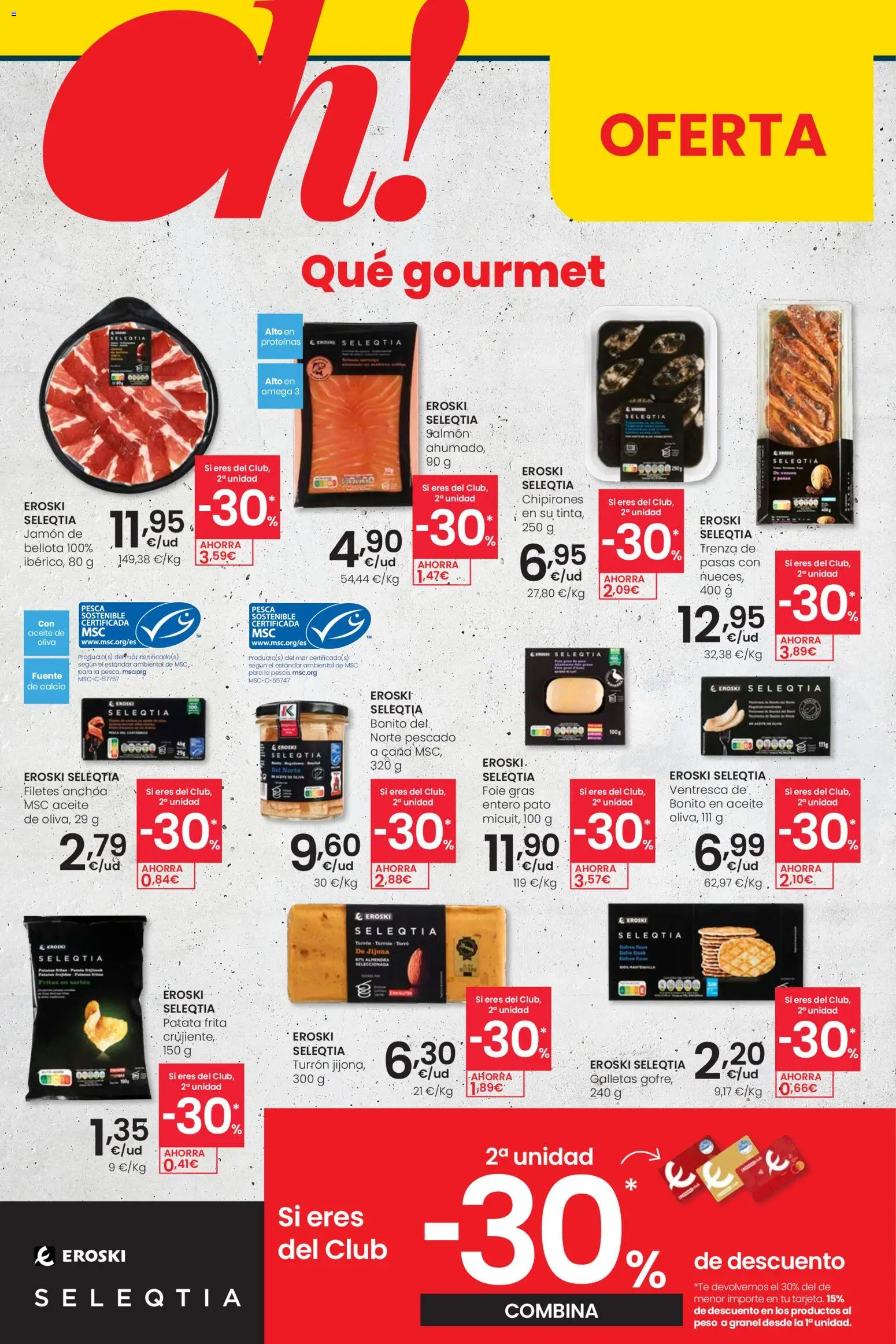 Eroski - Ofertón Navidad  │ válido desde el 27.11.2025 | Página: 16 | Productos: Aceite, Jamón, Galletas, Peso