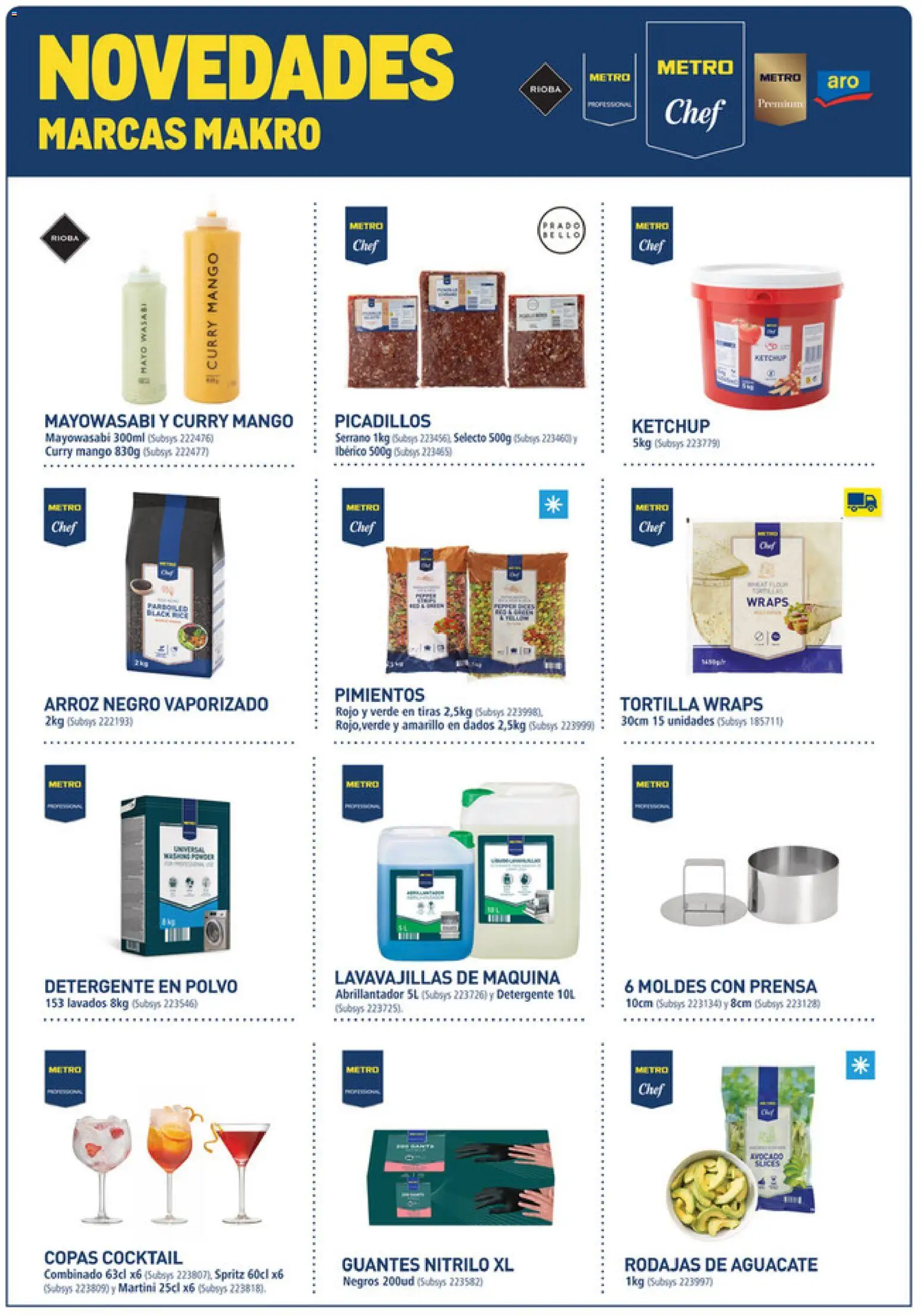 Makro catálogo │ válido desde el 17.12.2025 | Página: 1 | Productos: Polvo, Arroz, Guantes, Ρούτερ