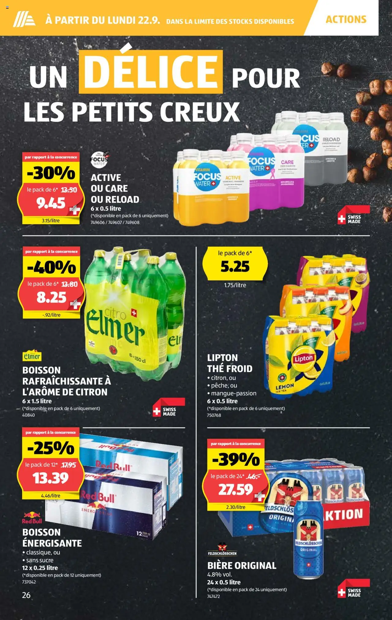 Aldi Aktionen FR – gültig ab 18.09.2025 | Seite: 26 | Produkte: Red bull