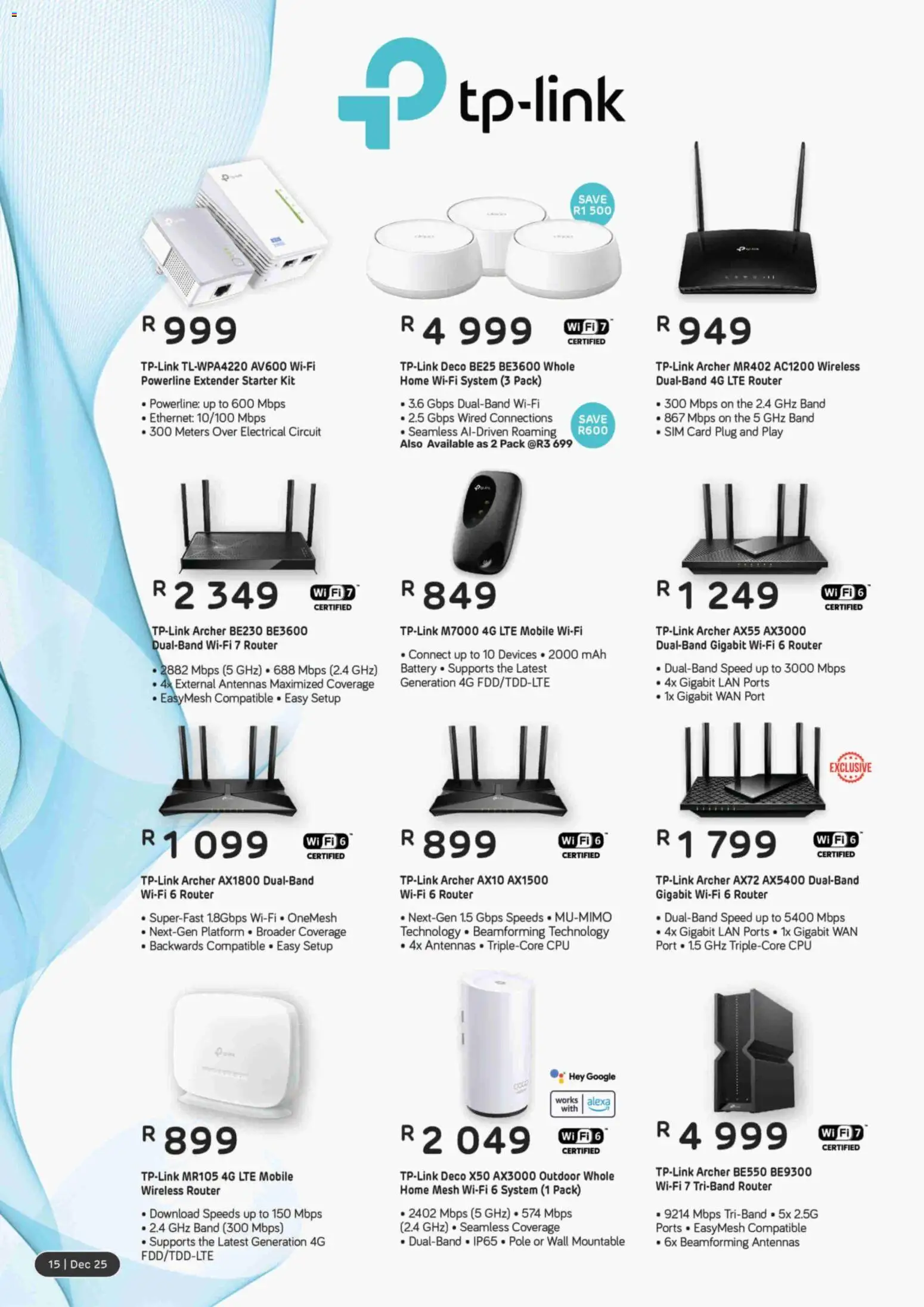 New Computer Mania catalogue – valid from 01.12.2025 | Page: 16 | Products: Sim, Router