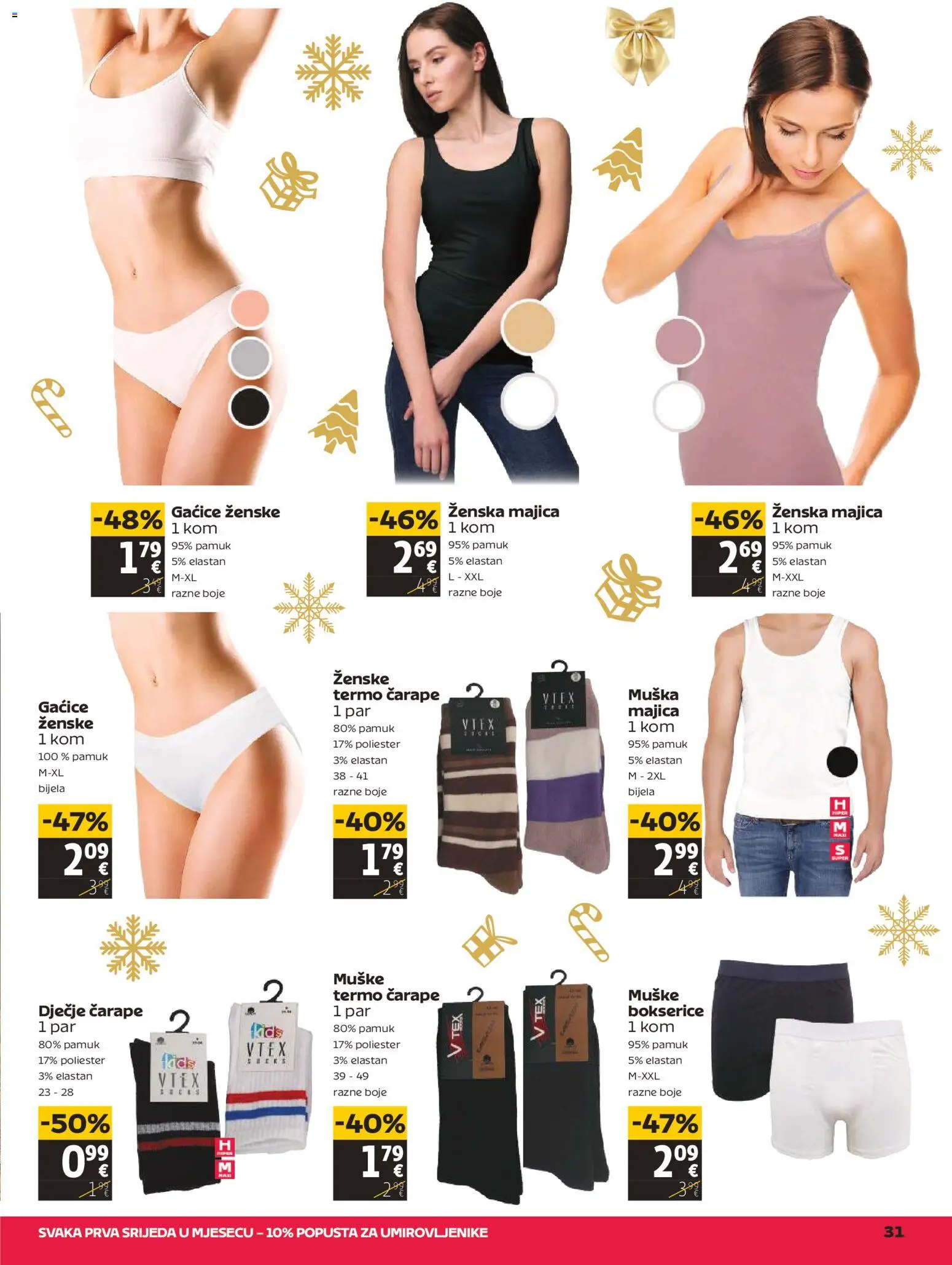 Tommy katalog | vrijedi od 29.12.2025 | Stranica: 31 | Proizvodi: Majica, Gaćice, Čarape, Bokserice