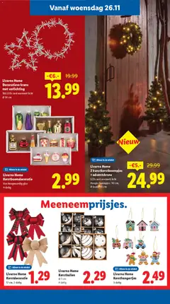 Livarno Home Decoratieve krans met verlichting, 160 LEDs met warmwit licht Ø 50 cm - Voorbeeld van een folder van Lidl, geldig van 24.11.2025 | Pagina: 40 | Producten: Parfum, Verlichting