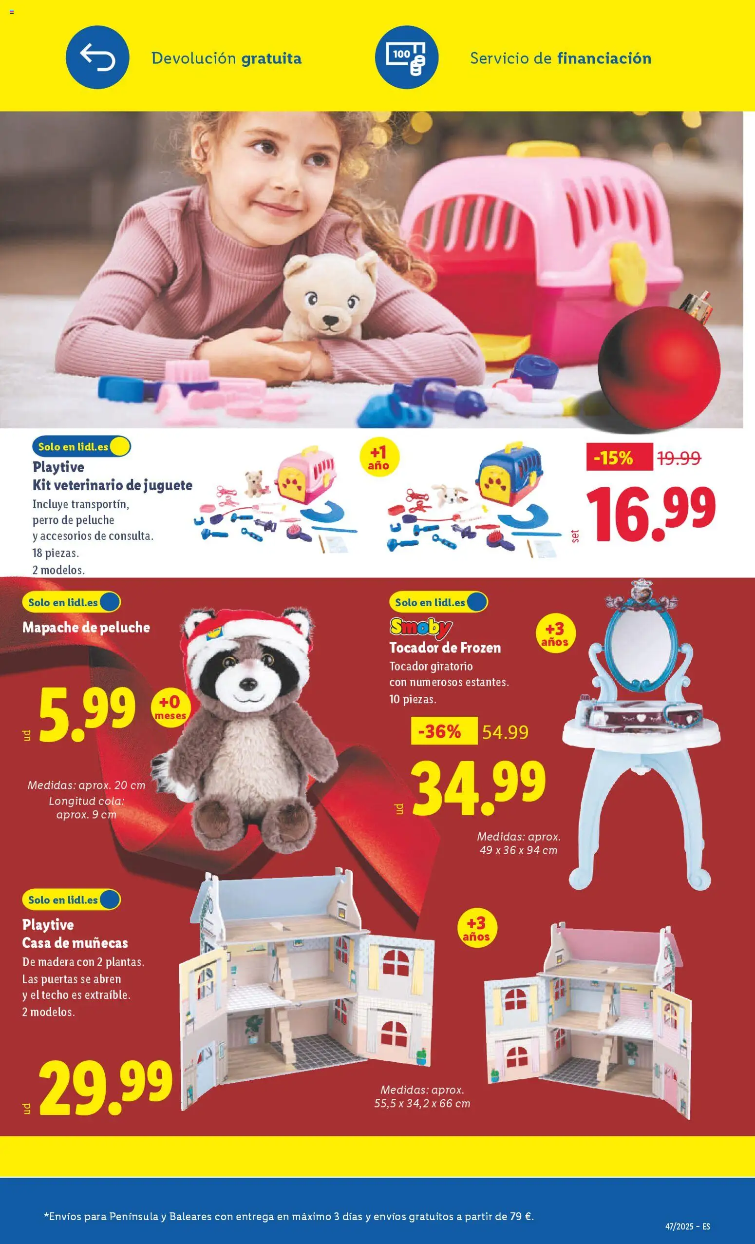 Lidl folleto de bazar │ válido desde el 17.11.2025 | Página: 5 | Productos: Casa de muñecas