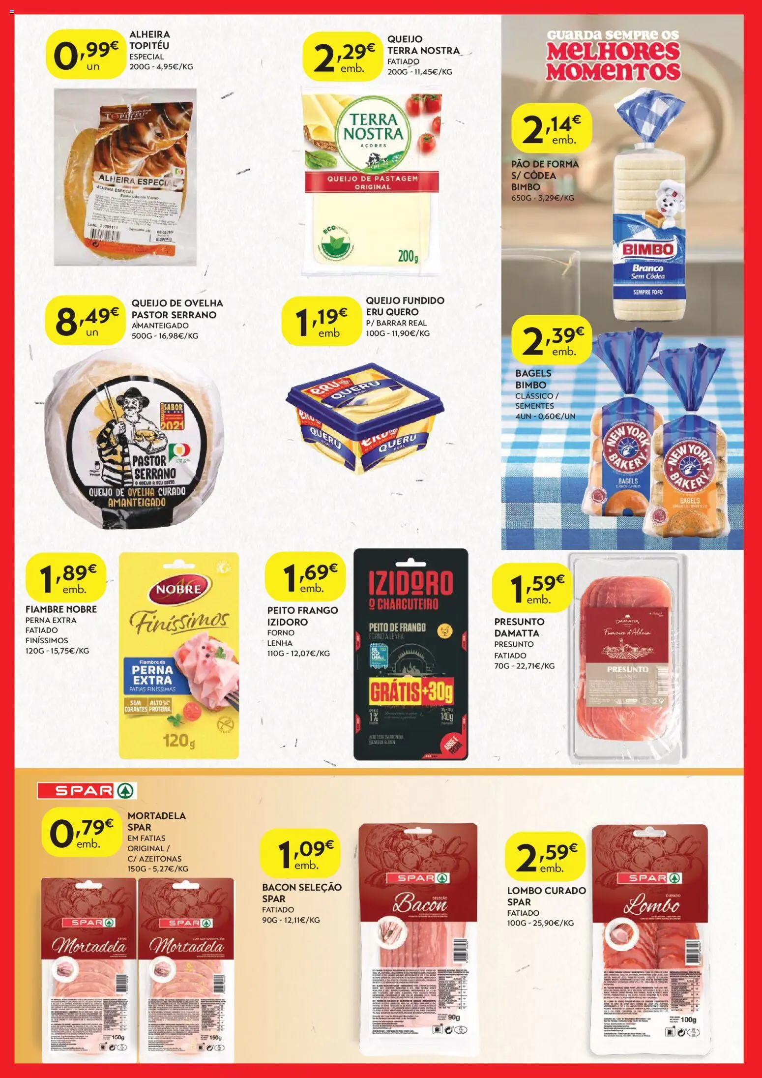 Spar - folheto │ válido de 11.11.2025 | Página: 2 | Produtos: Mortadela, Pão de forma, Forno, Bacon