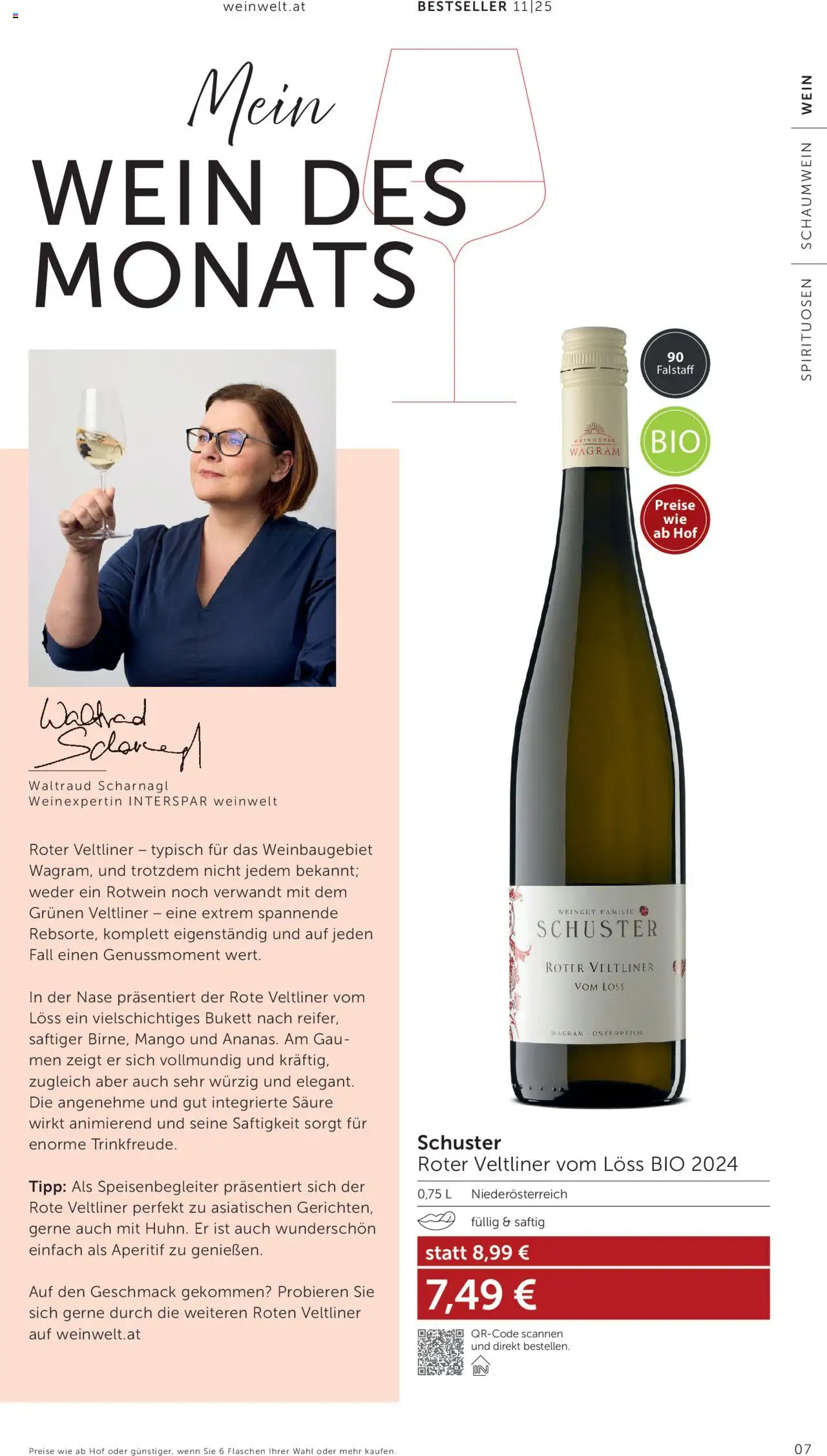Interspar Wein Welt gültig ab 16.10.2025 | Seite: 7 | Produkte: Mango, Wein