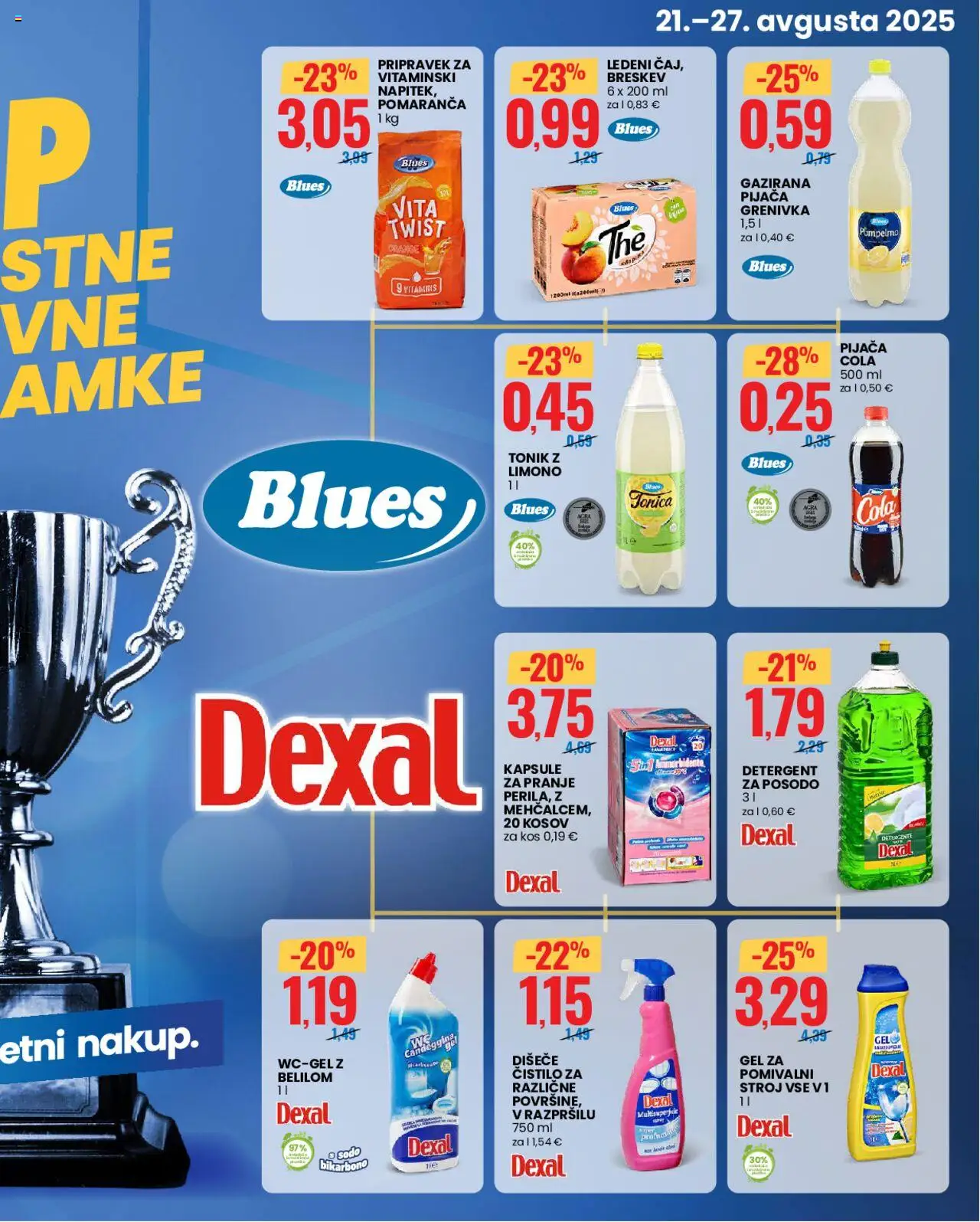 Eurospin - Kranj │ velja od 21.08.2025 | Stran: 5 | Izdelki: Pomivalni stroj, Detergent, Grenivka, Breskev