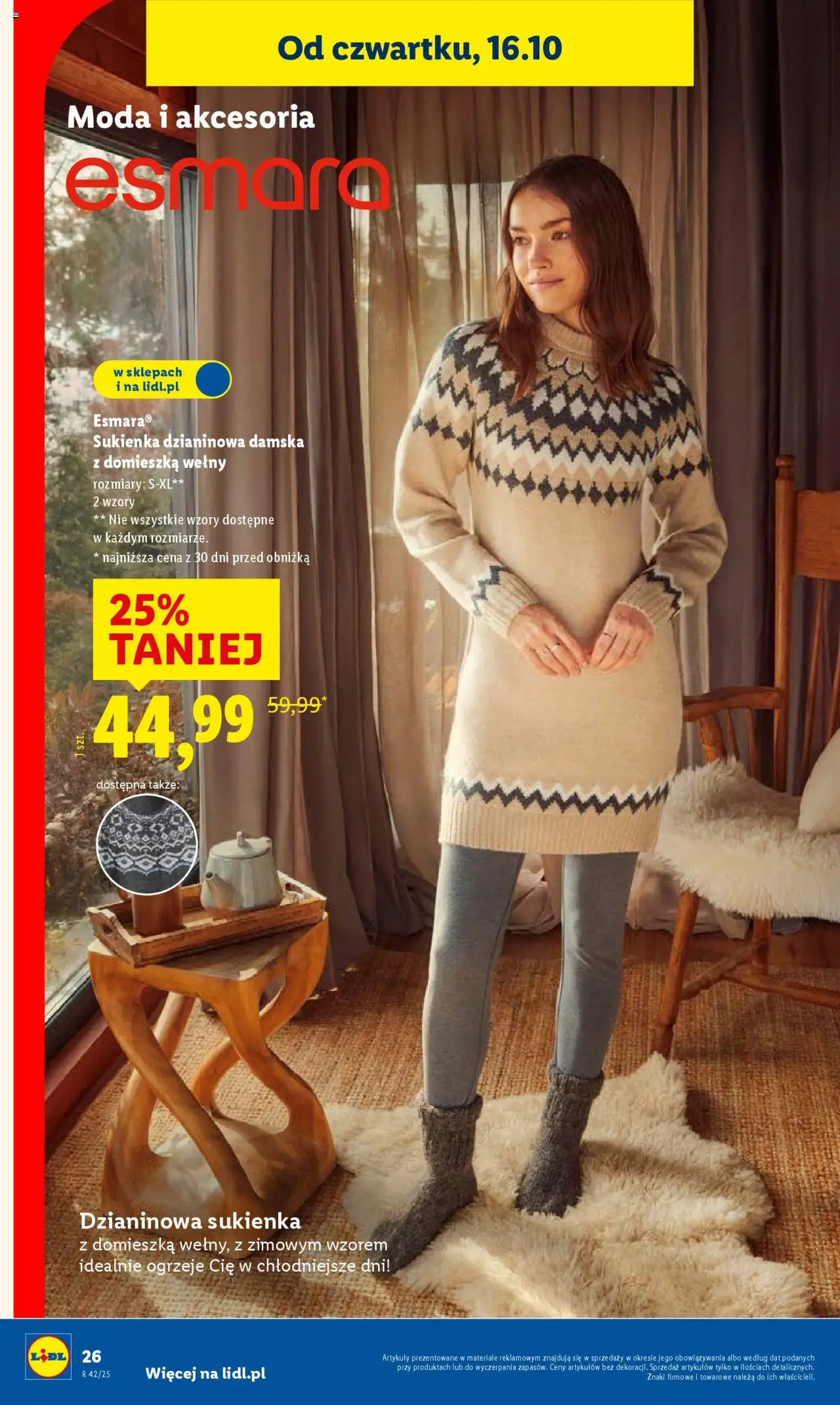 Lidl Katalog od 13.10.2025 | Strona: 30 | Produkty: Sukienka