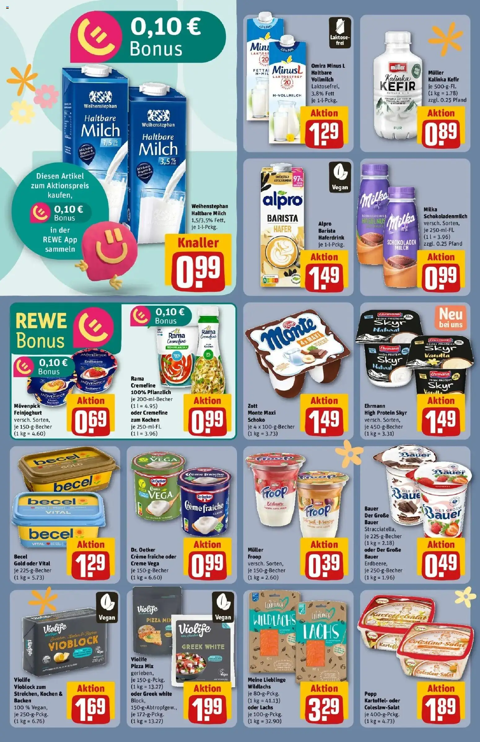 Rewe Prospekt Berlin / Neu-Hohenschönhausen	 – gültig ab 30.03.2026 | Seite: 16 | Produkte: Milch, Milka, Creme, Alpro