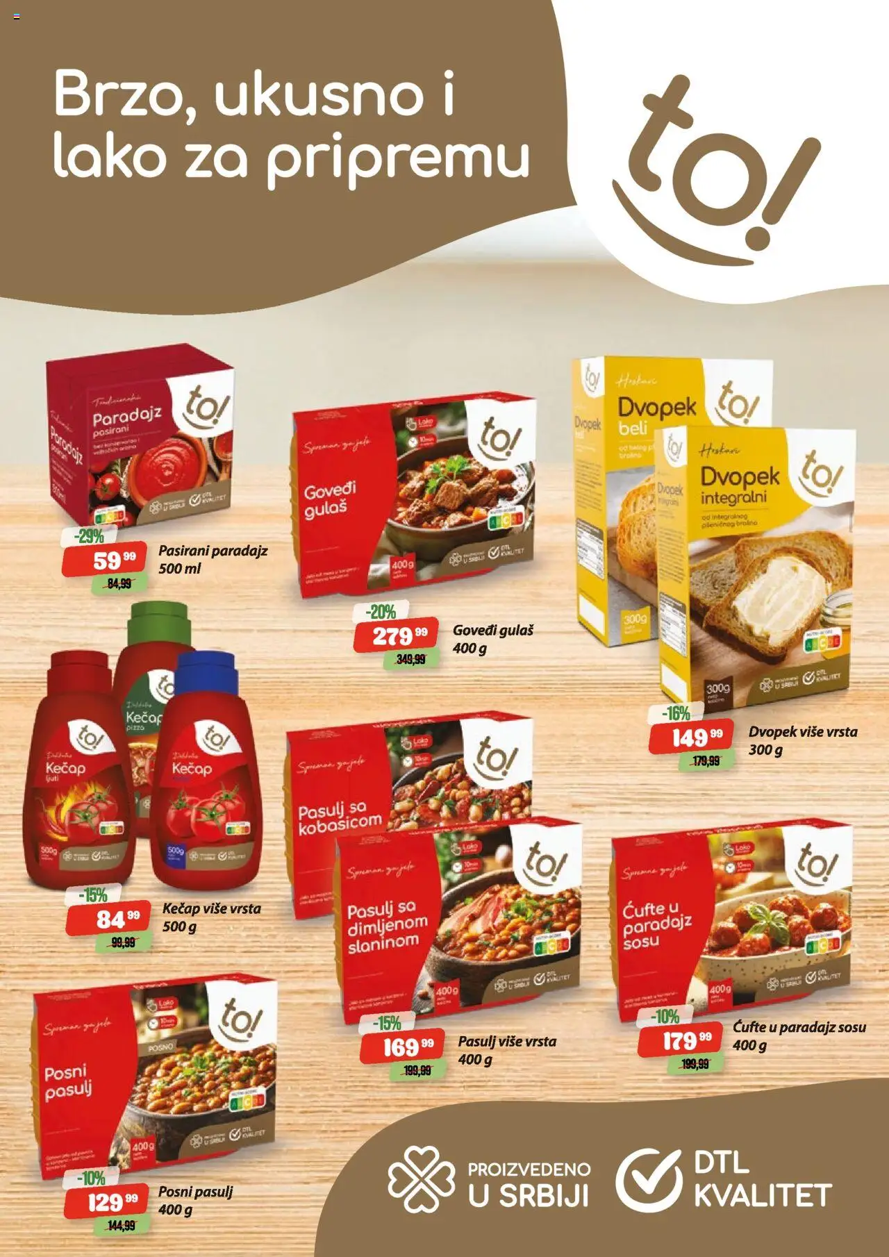 Podunavlje katalog - važi od 13.08.2025 | Strana: 2 | Proizvode: Kečap, Pasulj, Pasirani paradajz, Paradajz