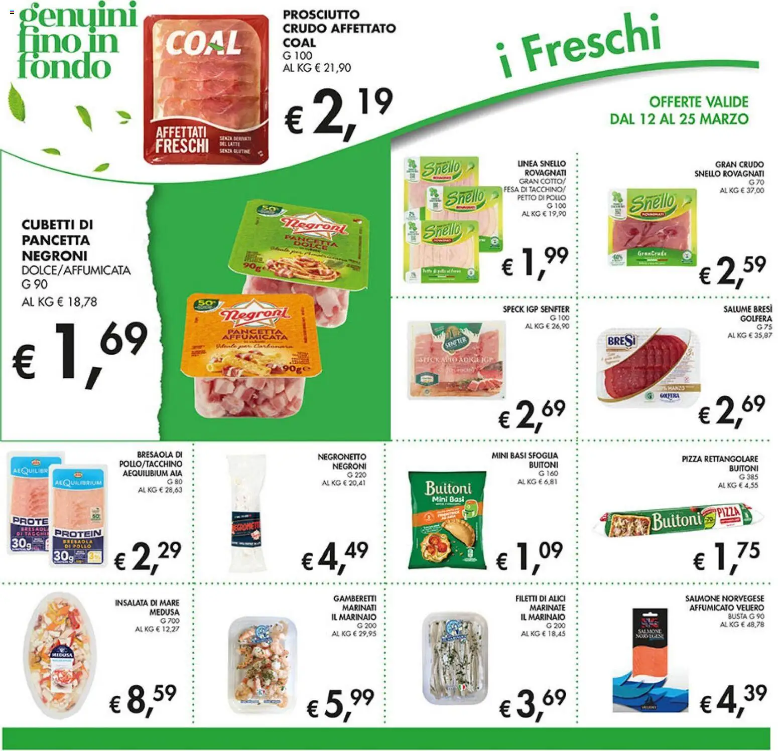 Volantino Coal del 12.03.2026 | Pagina: 10 | Prodotti: Speck, Pollo, Prosciutto, Alici