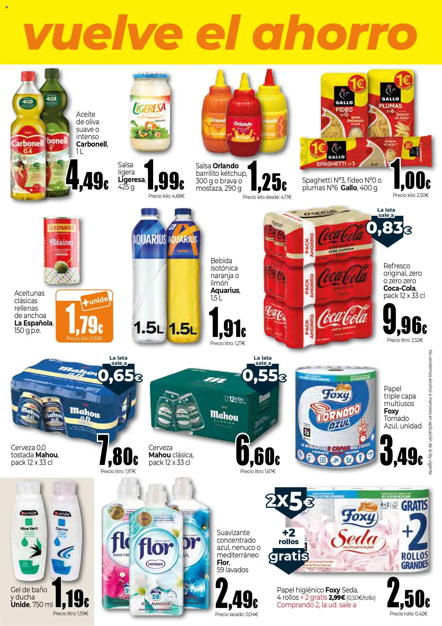 Unide - Vuelve Goyo, vuelve el ahorro Super │ válido desde el 09.04.2026 | Página: 3 | Productos: Papel higienico, Suavizante, Baño, Ducha
